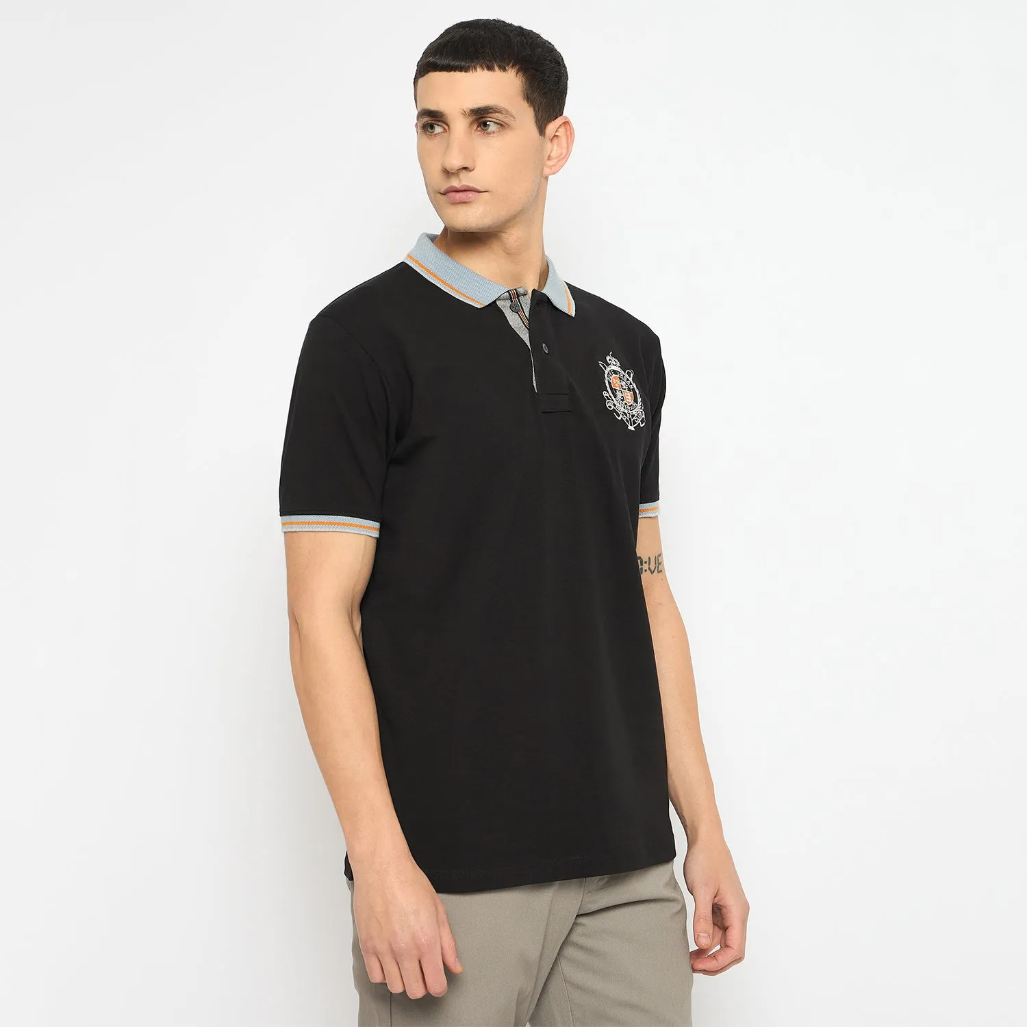 Duke Stardust Men Half Sleeve Cotton Tshirt (LF7238)