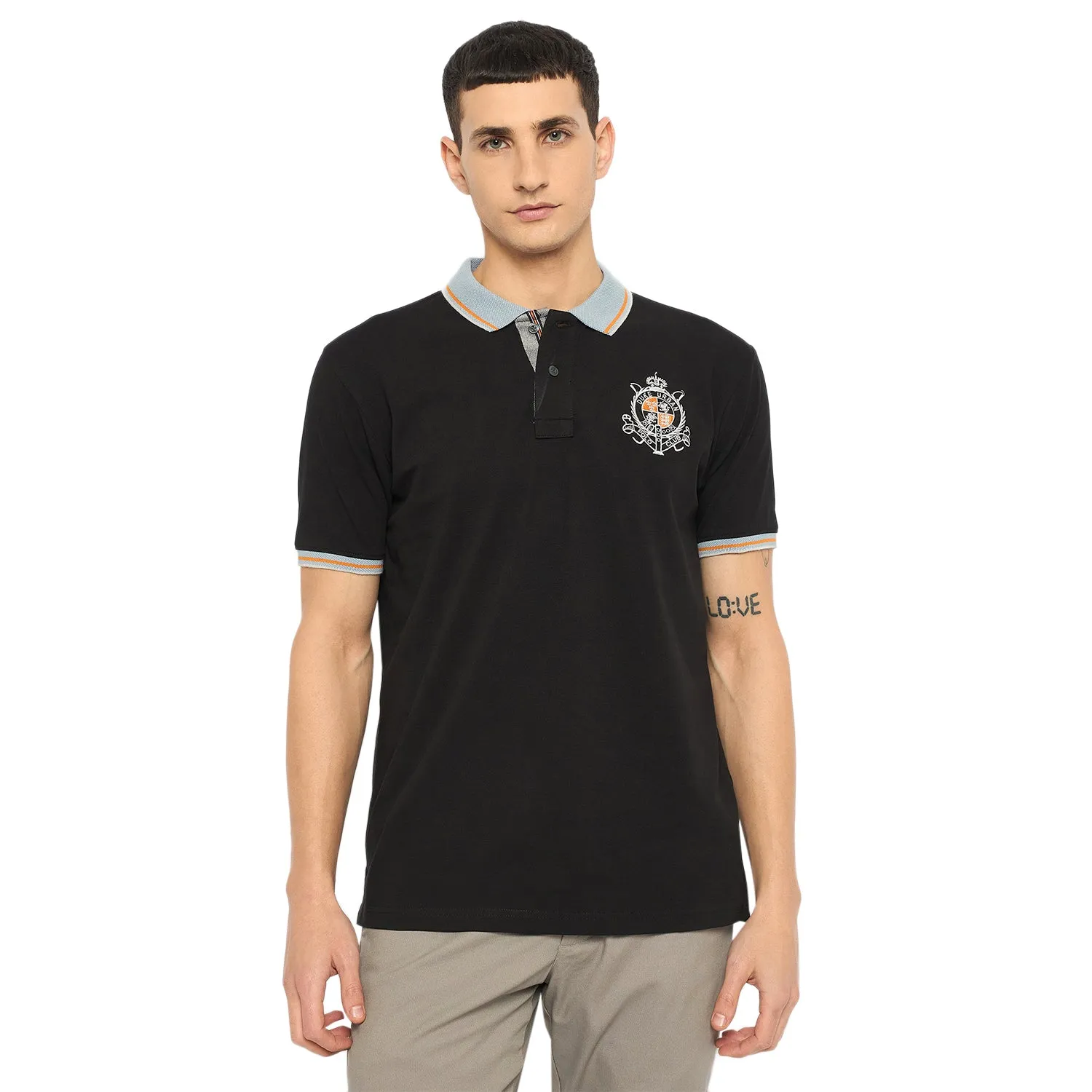Duke Stardust Men Half Sleeve Cotton Tshirt (LF7238)