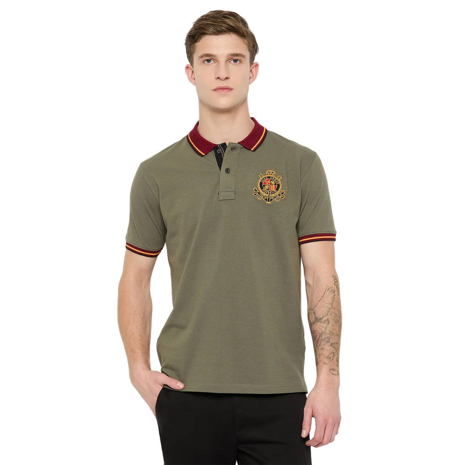 Duke Stardust Men Half Sleeve Cotton Tshirt (LF7238)