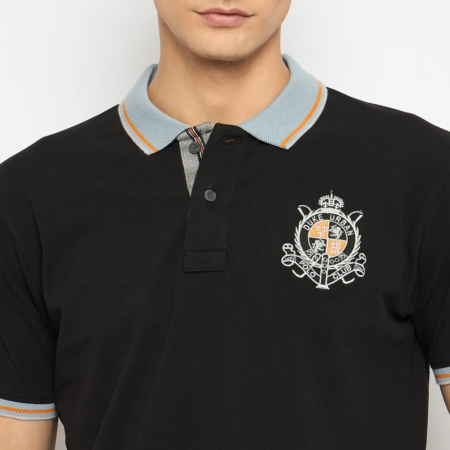 Duke Stardust Men Half Sleeve Cotton Tshirt (LF7238)