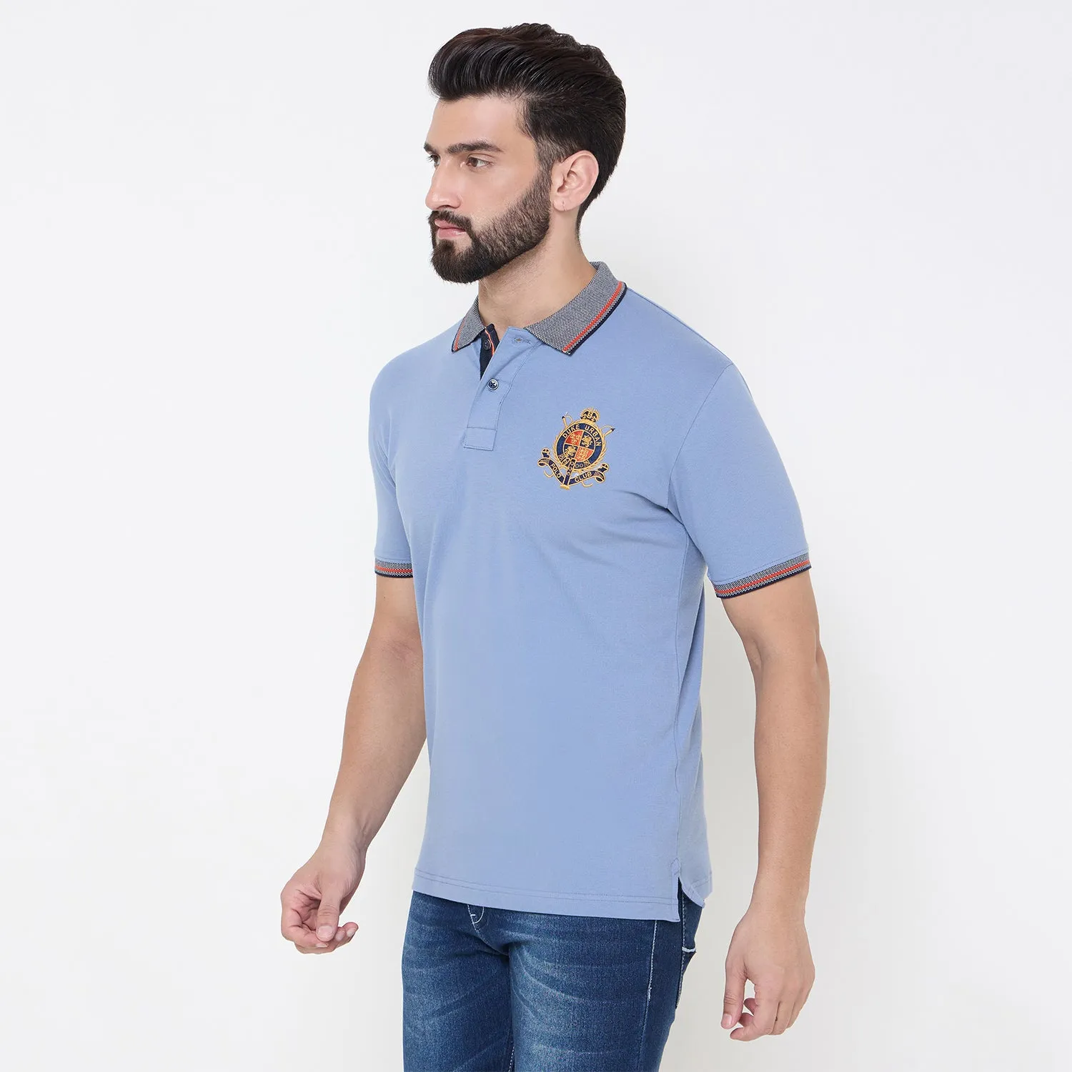 Duke Stardust Men Half Sleeve Cotton Tshirt (LF7238)