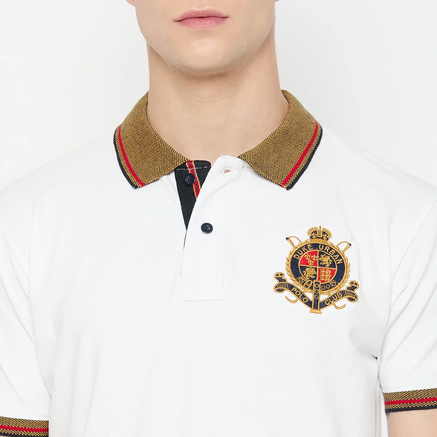 Duke Stardust Men Half Sleeve Cotton Tshirt (LF7238)