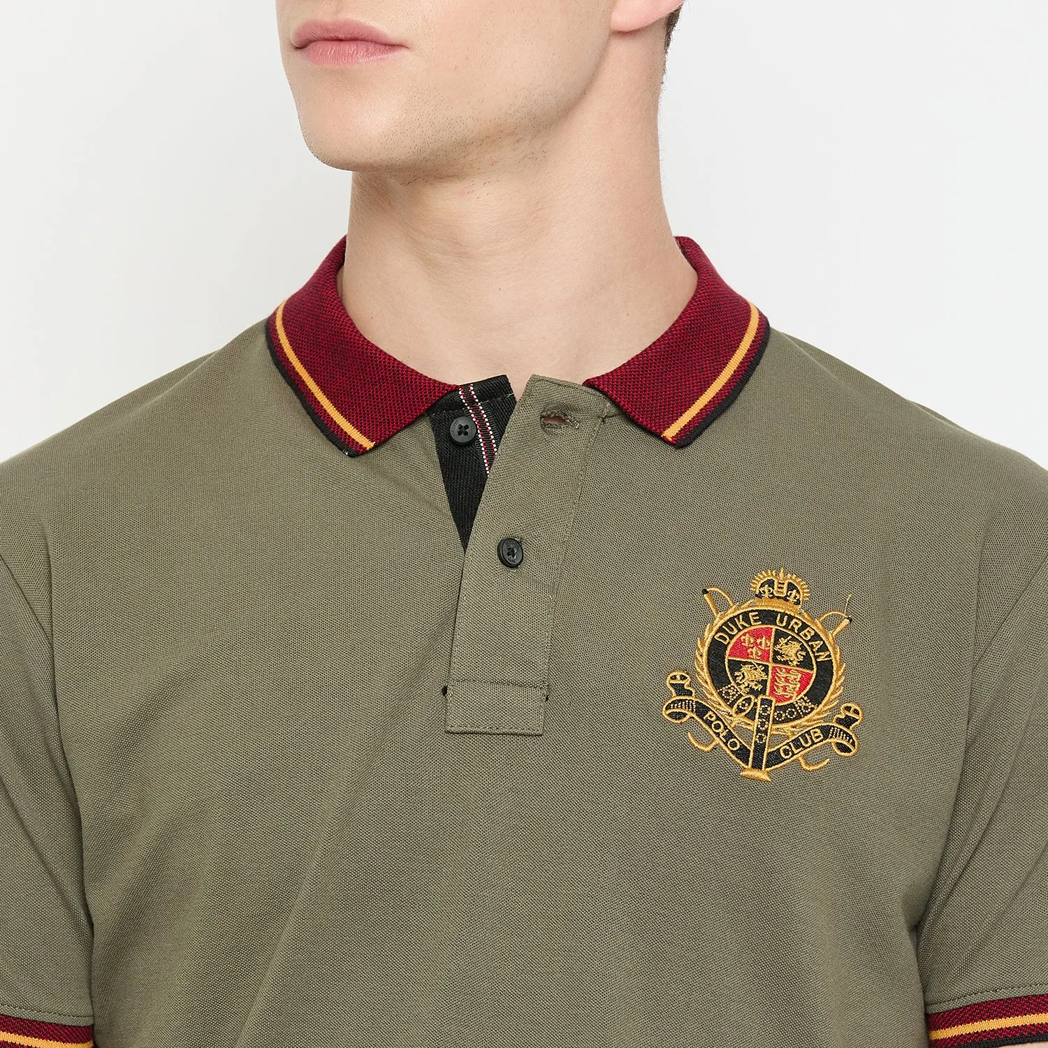 Duke Stardust Men Half Sleeve Cotton Tshirt (LF7238)