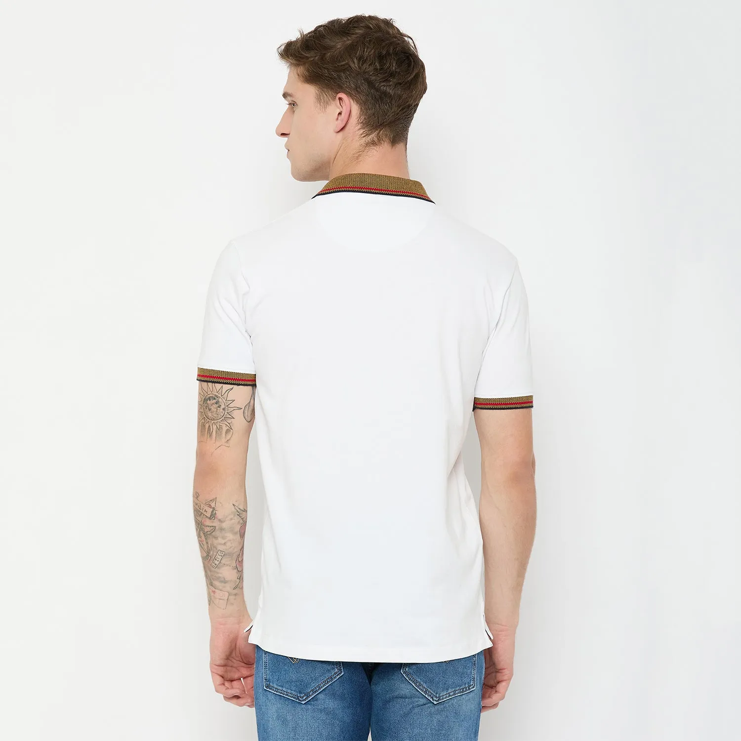 Duke Stardust Men Half Sleeve Cotton Tshirt (LF7238)