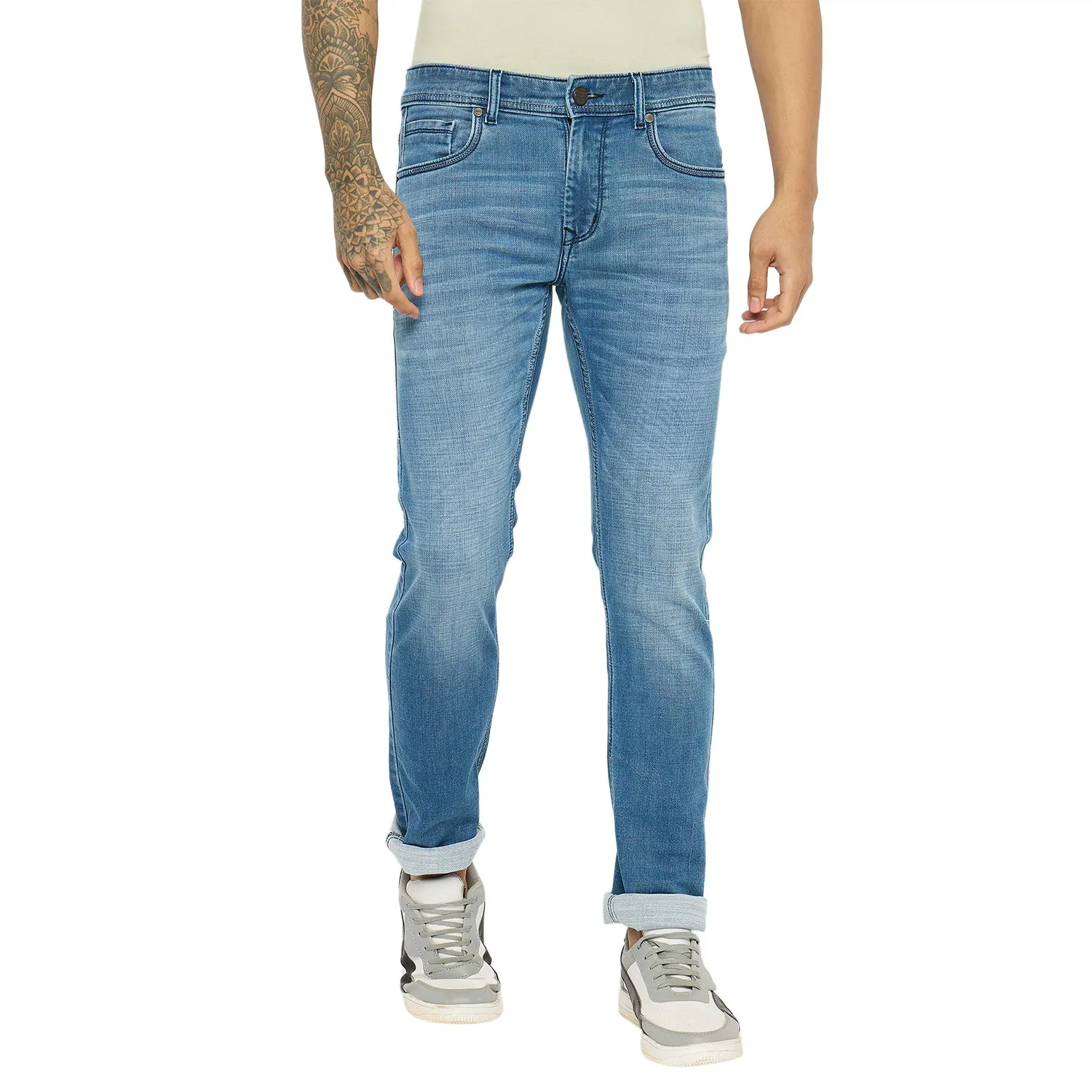 Duke Stardust Men Slim Fit Stretchable Jeans (SDD5499)