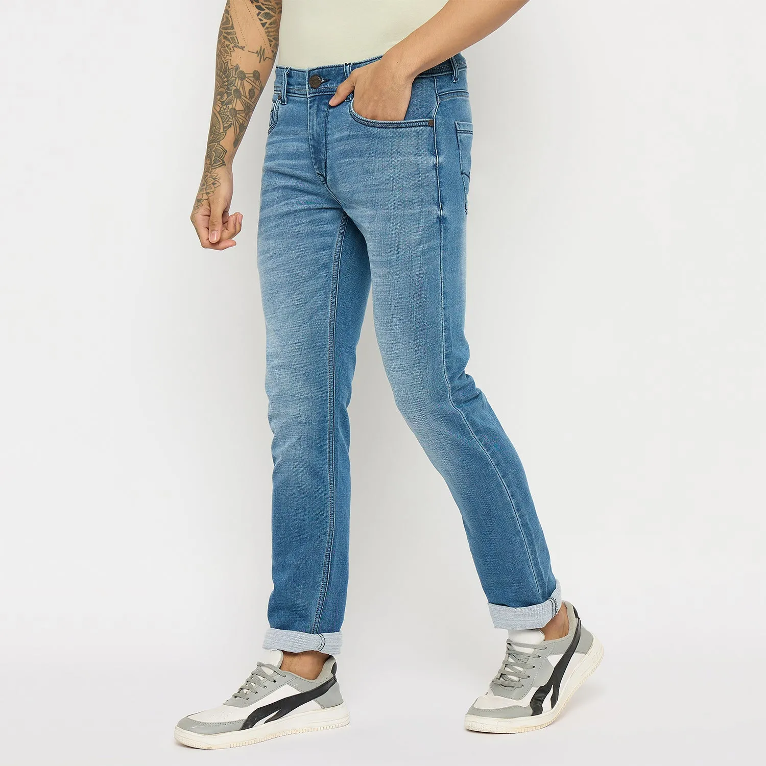 Duke Stardust Men Slim Fit Stretchable Jeans (SDD5499)