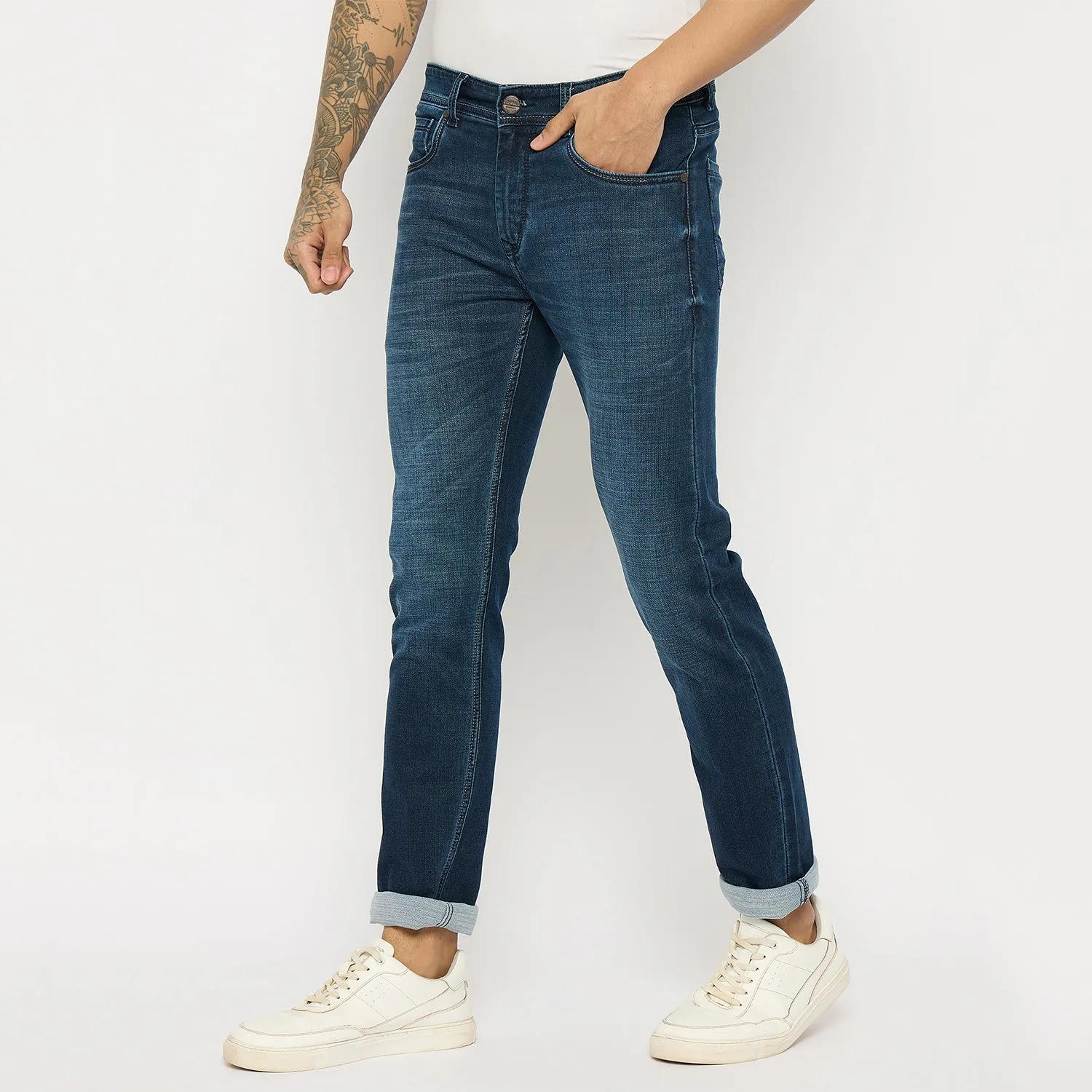 Duke Stardust Men Slim Fit Stretchable Jeans (SDD5499)