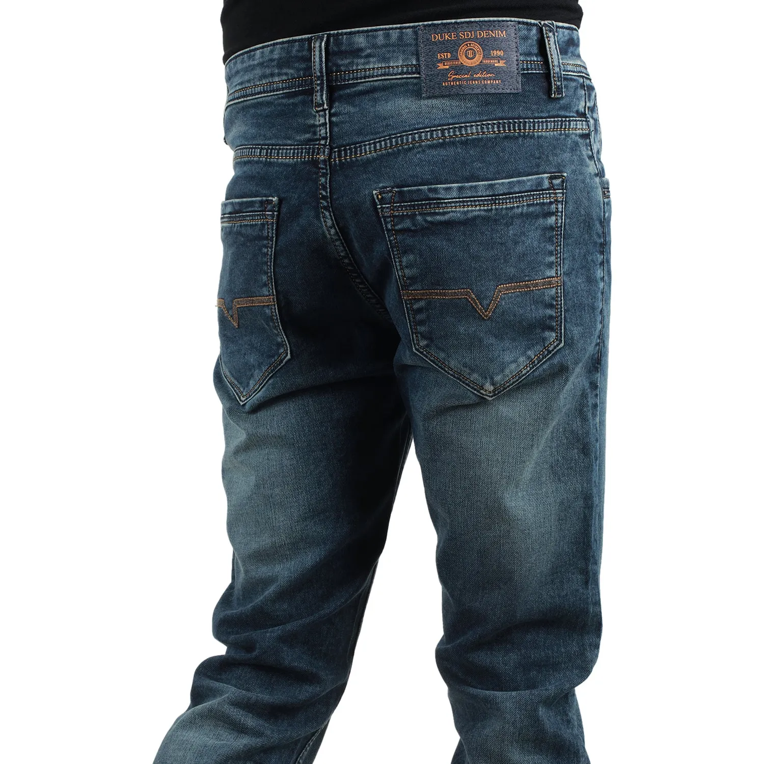 Duke Stardust Men Stretchable Slim Fit Jeans (SDD5336)