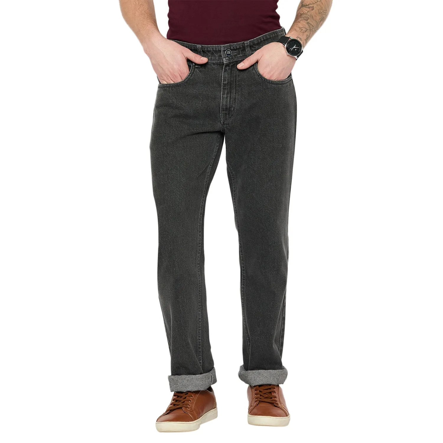 Duke Urban Men Straight Fit Stretchable Jeans (SDD5691)