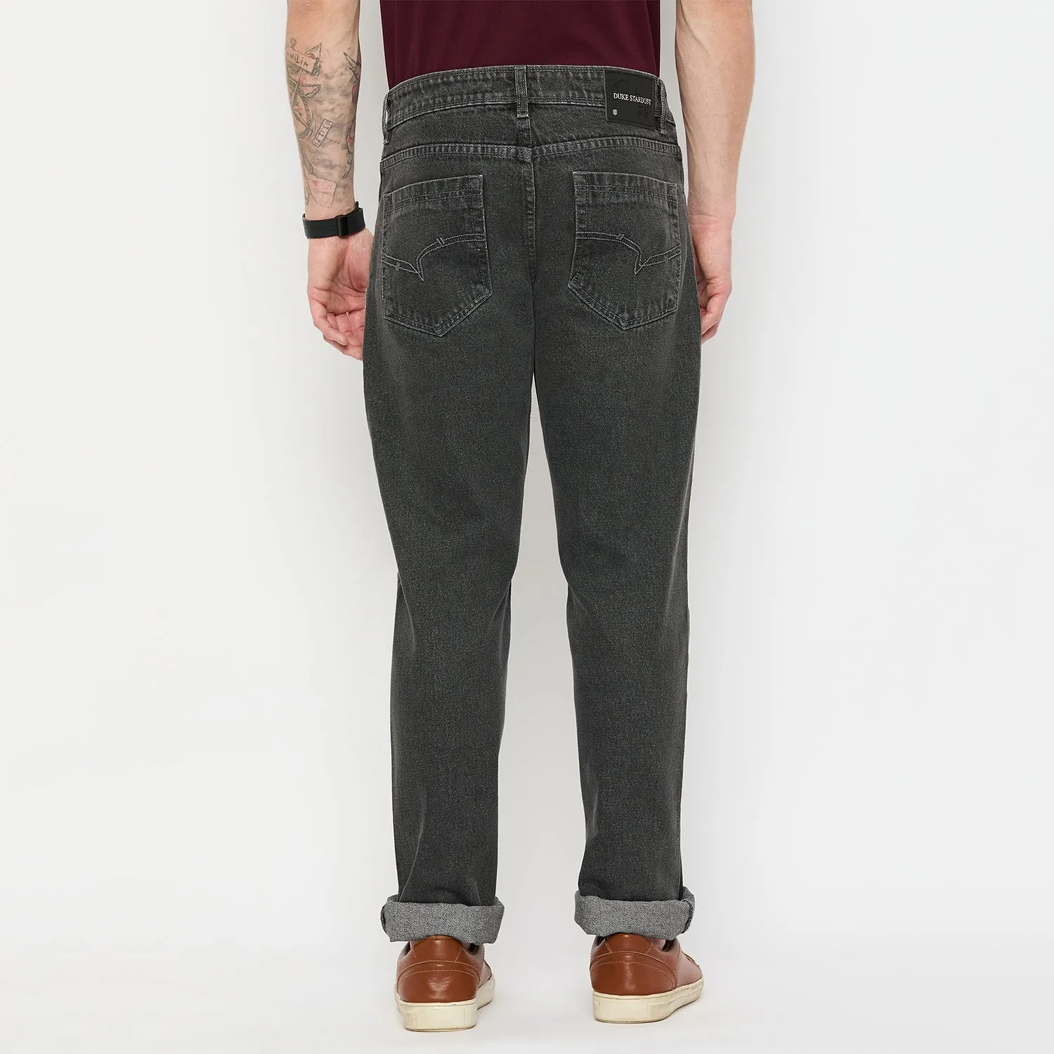 Duke Urban Men Straight Fit Stretchable Jeans (SDD5691)