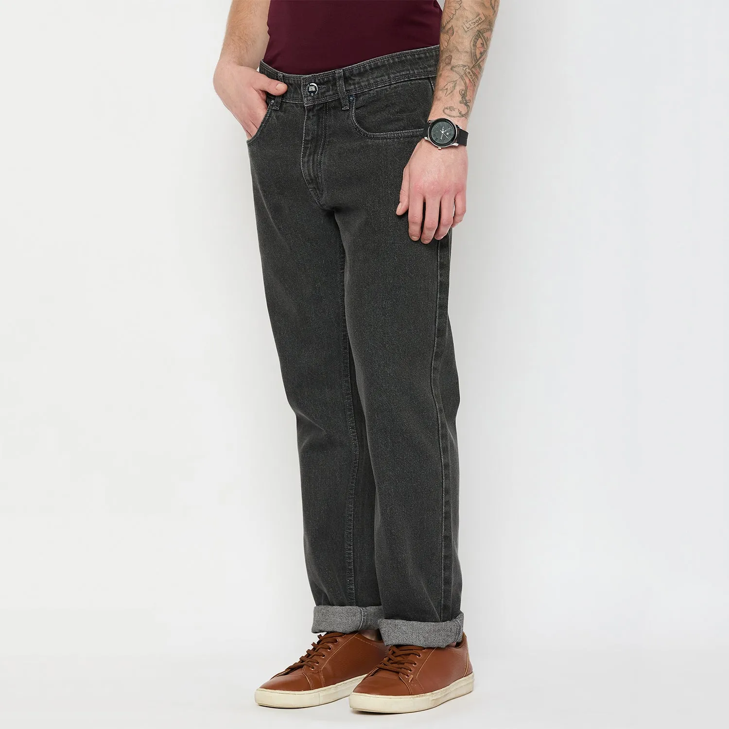 Duke Urban Men Straight Fit Stretchable Jeans (SDD5691)