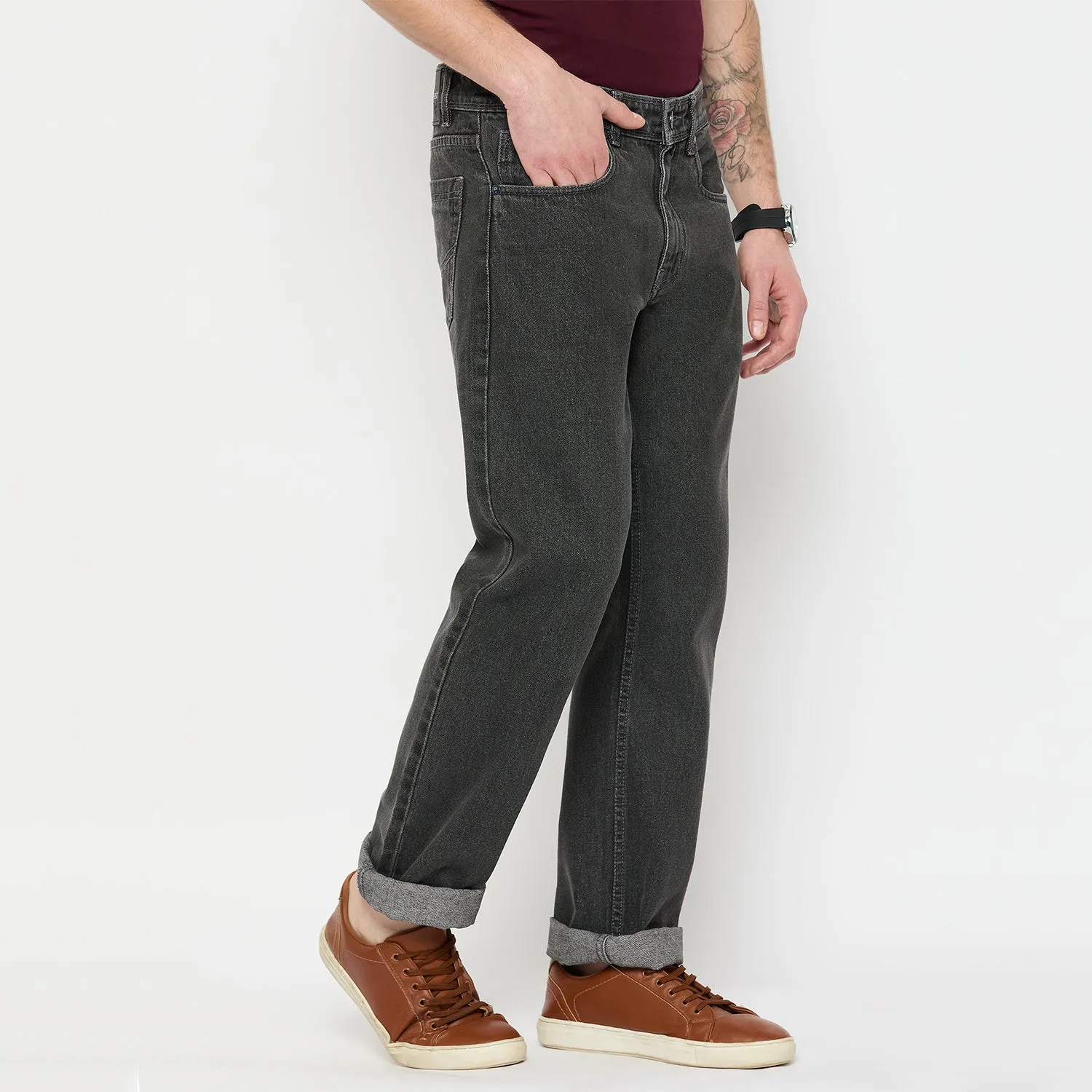 Duke Urban Men Straight Fit Stretchable Jeans (SDD5691)