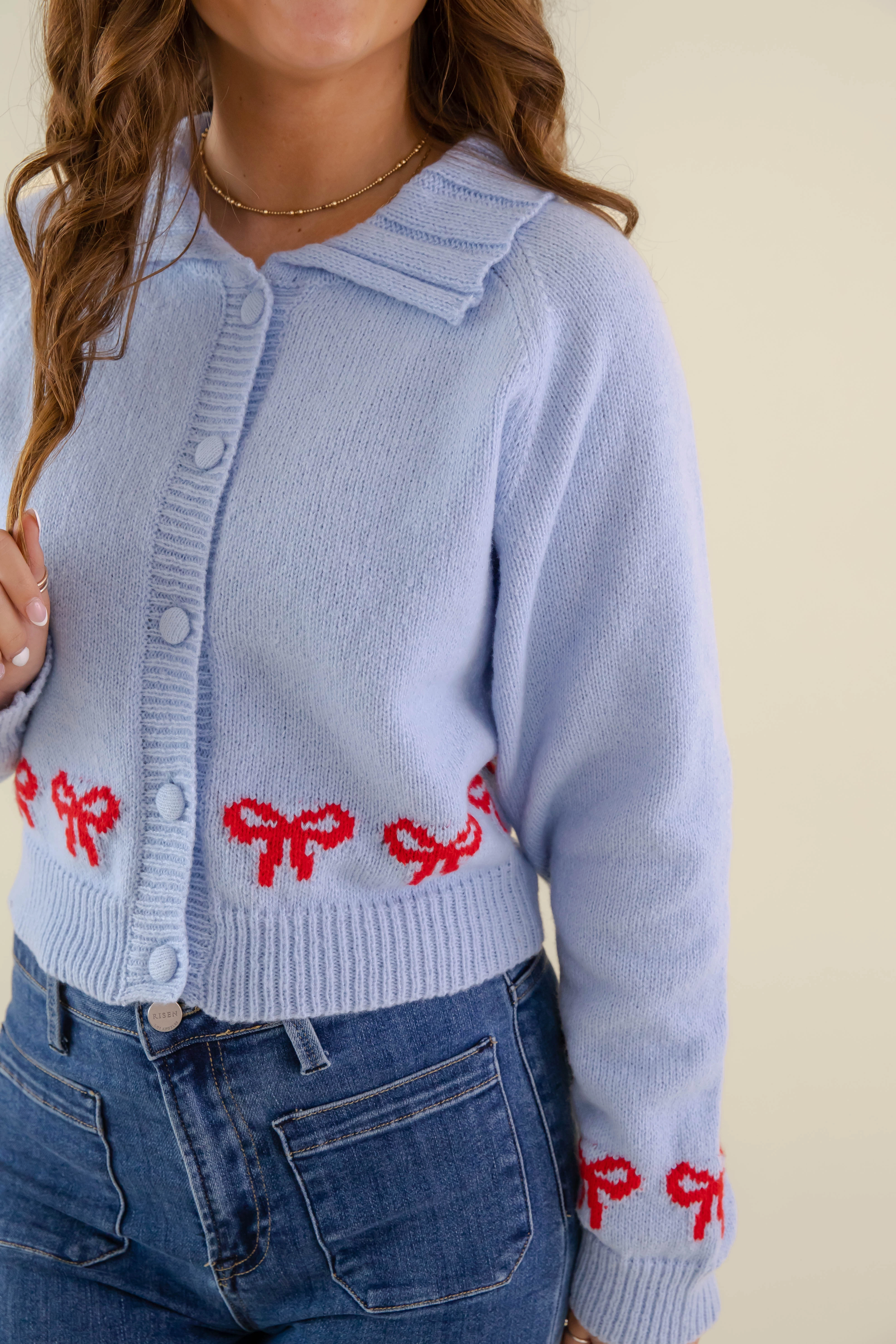 Sharing Stories Cardigan Curved Hemline