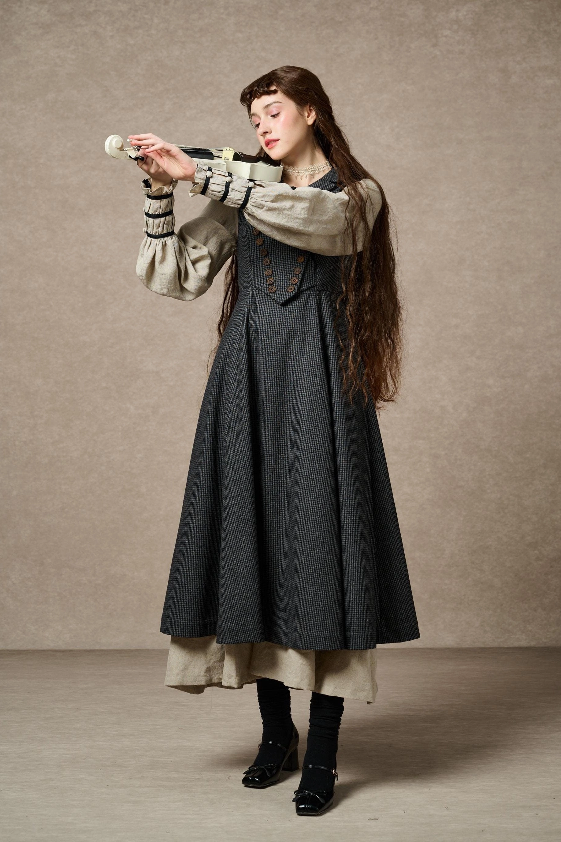 Helen 17| Vintage wool dress Work Flex AntiPilling