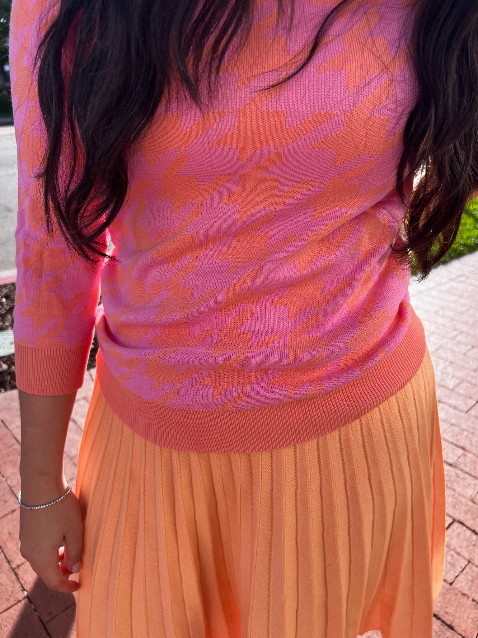 Perfectly Relaxed Active Layers MM  PLEATED - PASTEL ORANGE
