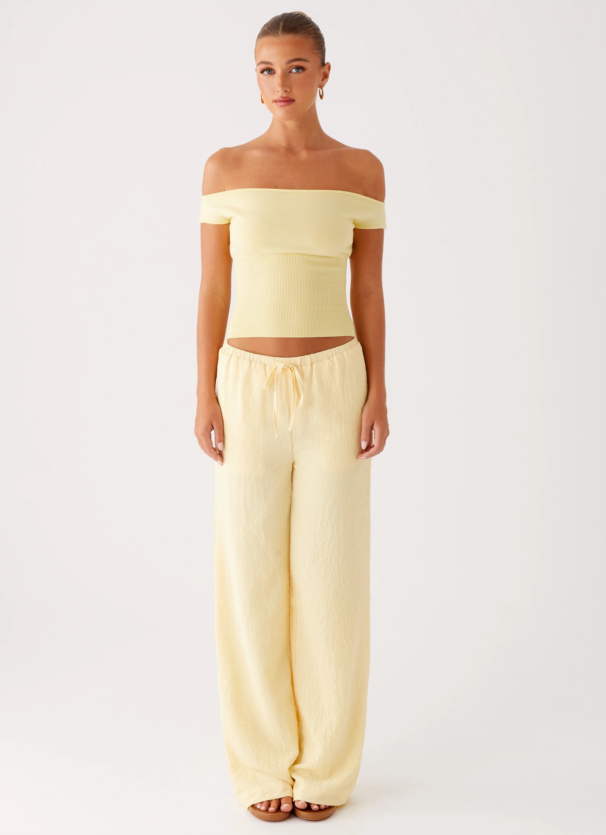 Coleman Knit Top - Yellow Ventilated Back Panel NonIrritatingTags