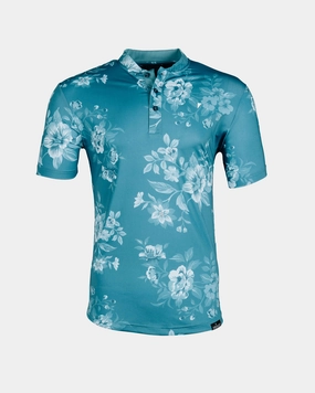 Dusk Bloom Blade Polo Grid Back Panel Hidden Pocket Design