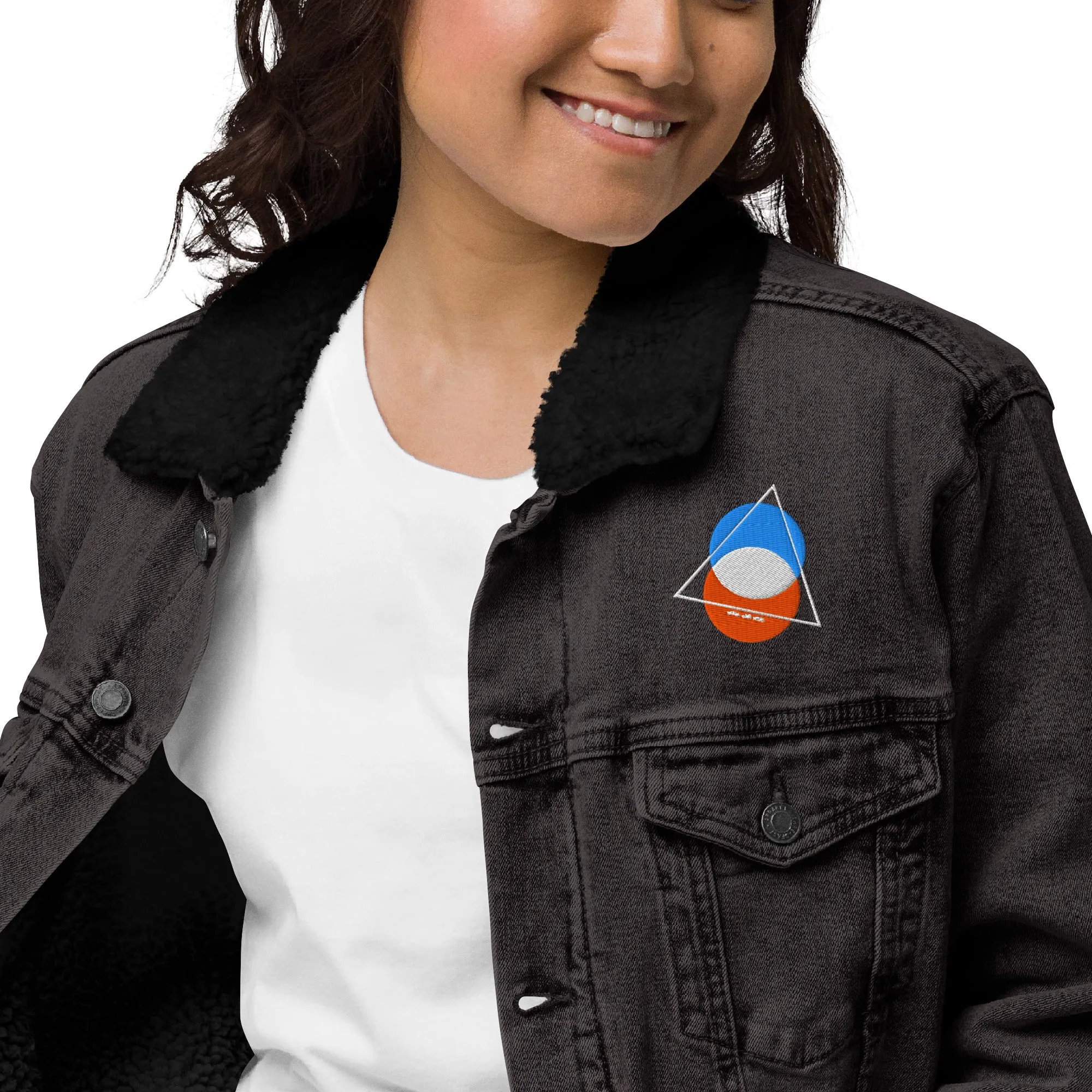 DYNAMIC Unisex Denim Sherpa Jacket
