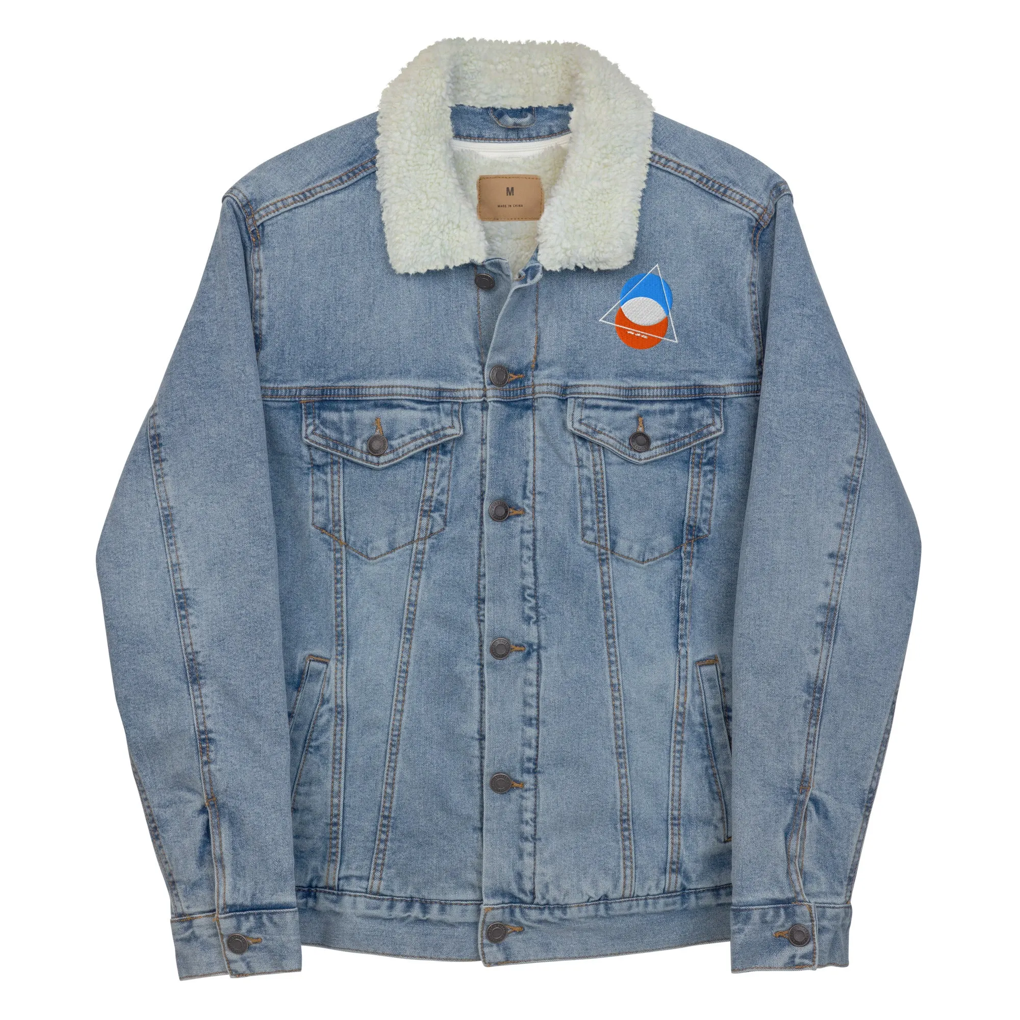 DYNAMIC Unisex Denim Sherpa Jacket