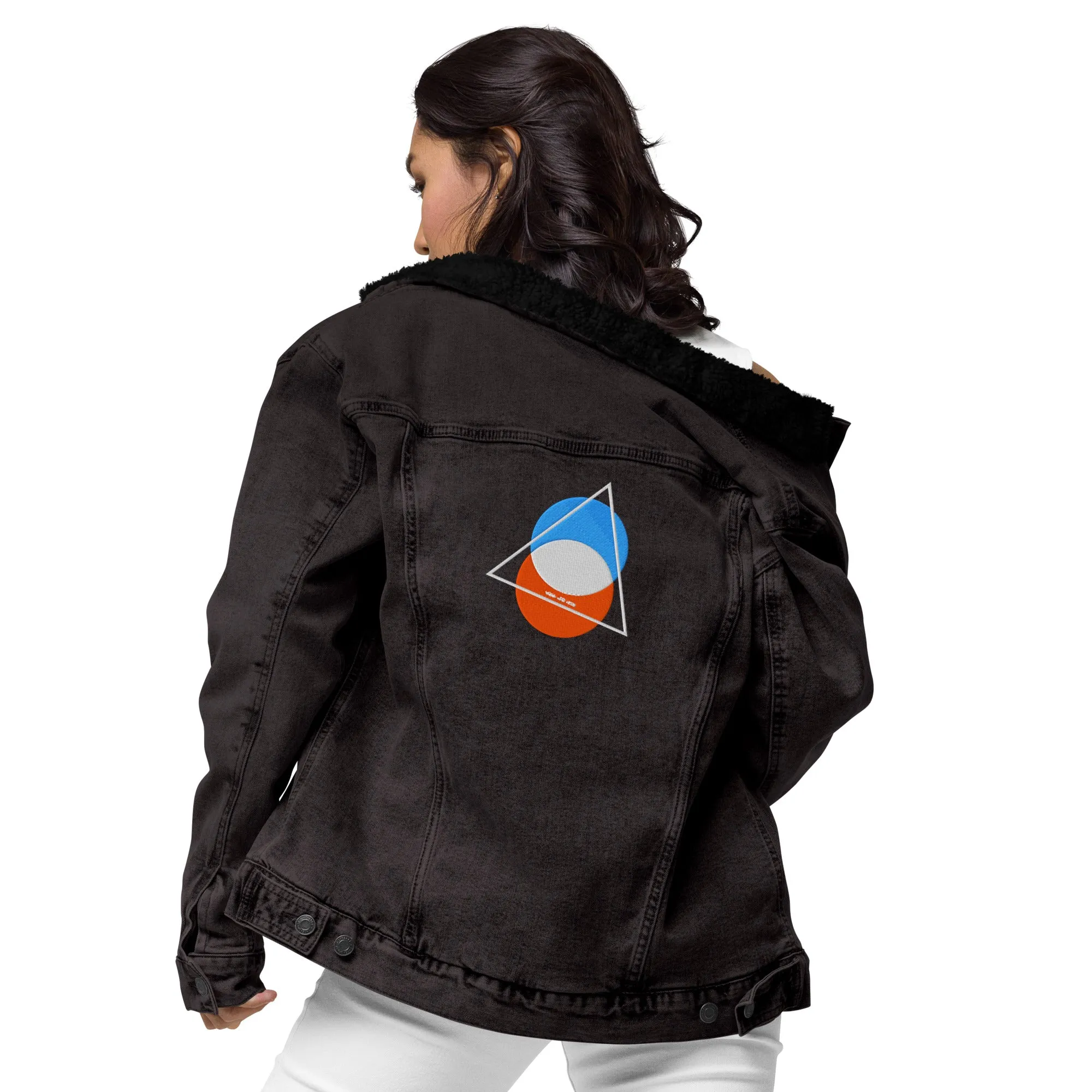 DYNAMIC Unisex Denim Sherpa Jacket