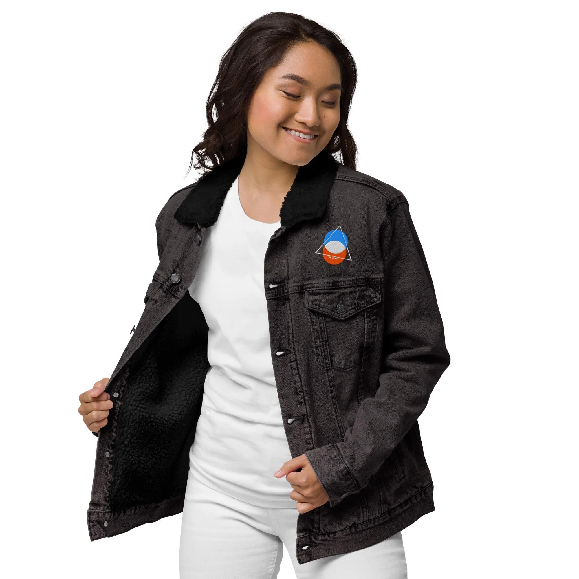 DYNAMIC Unisex Denim Sherpa Jacket