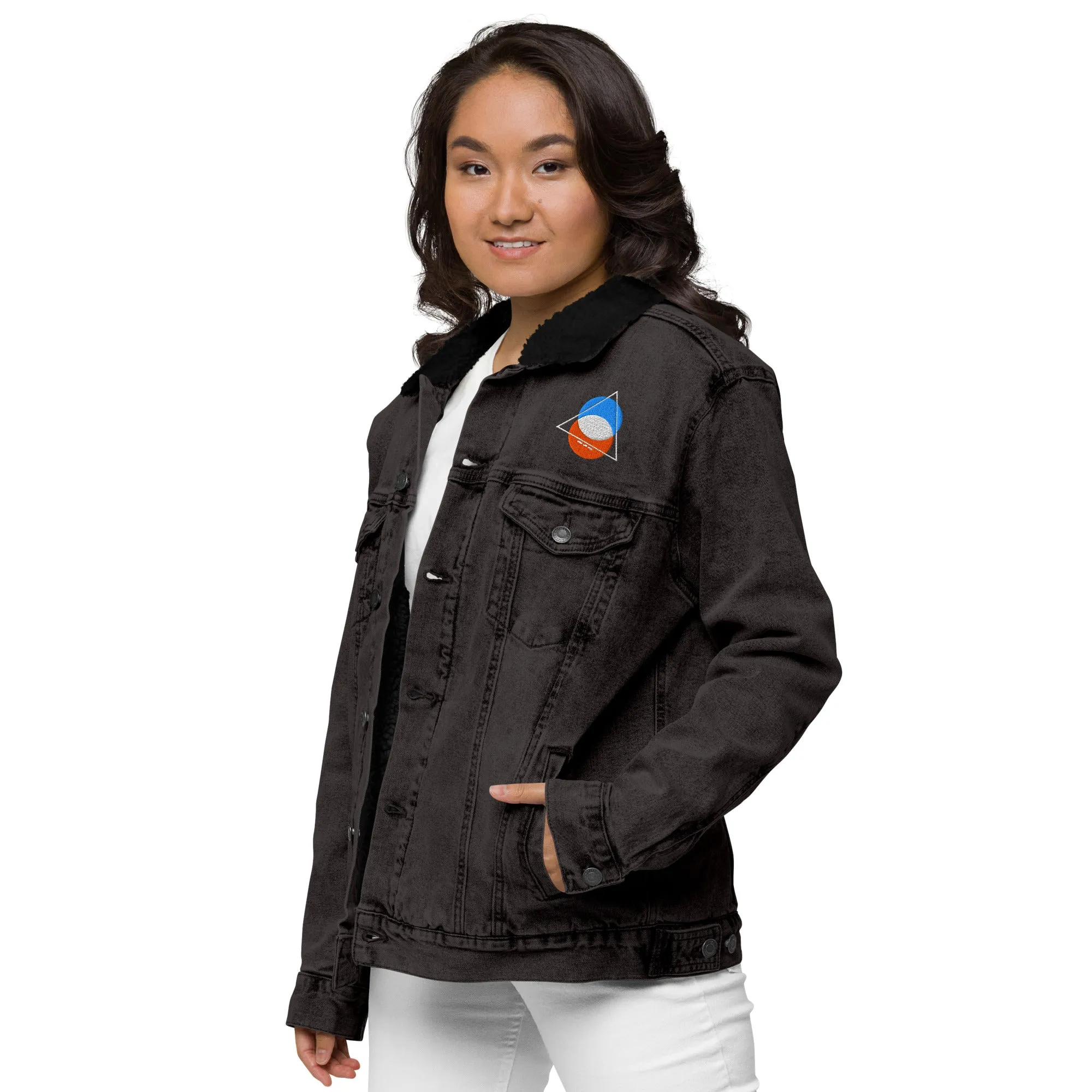 DYNAMIC Unisex Denim Sherpa Jacket