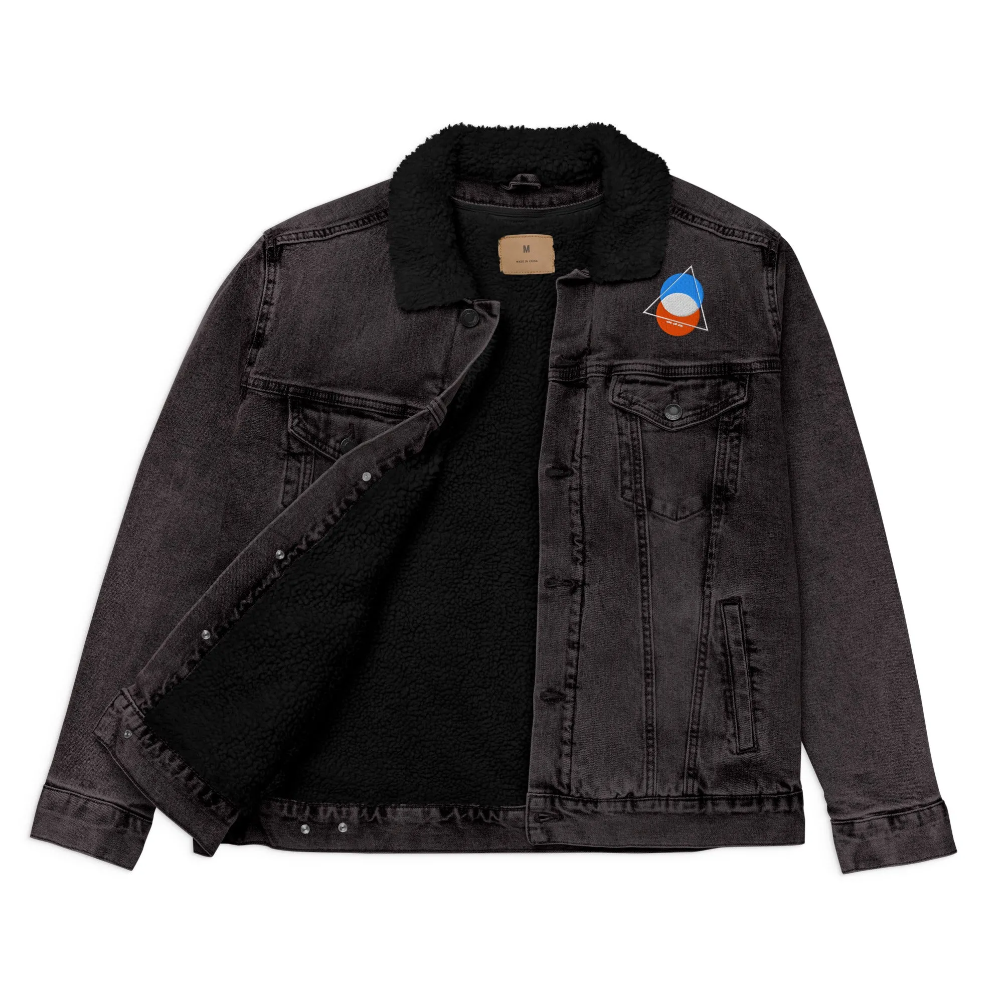 DYNAMIC Unisex Denim Sherpa Jacket