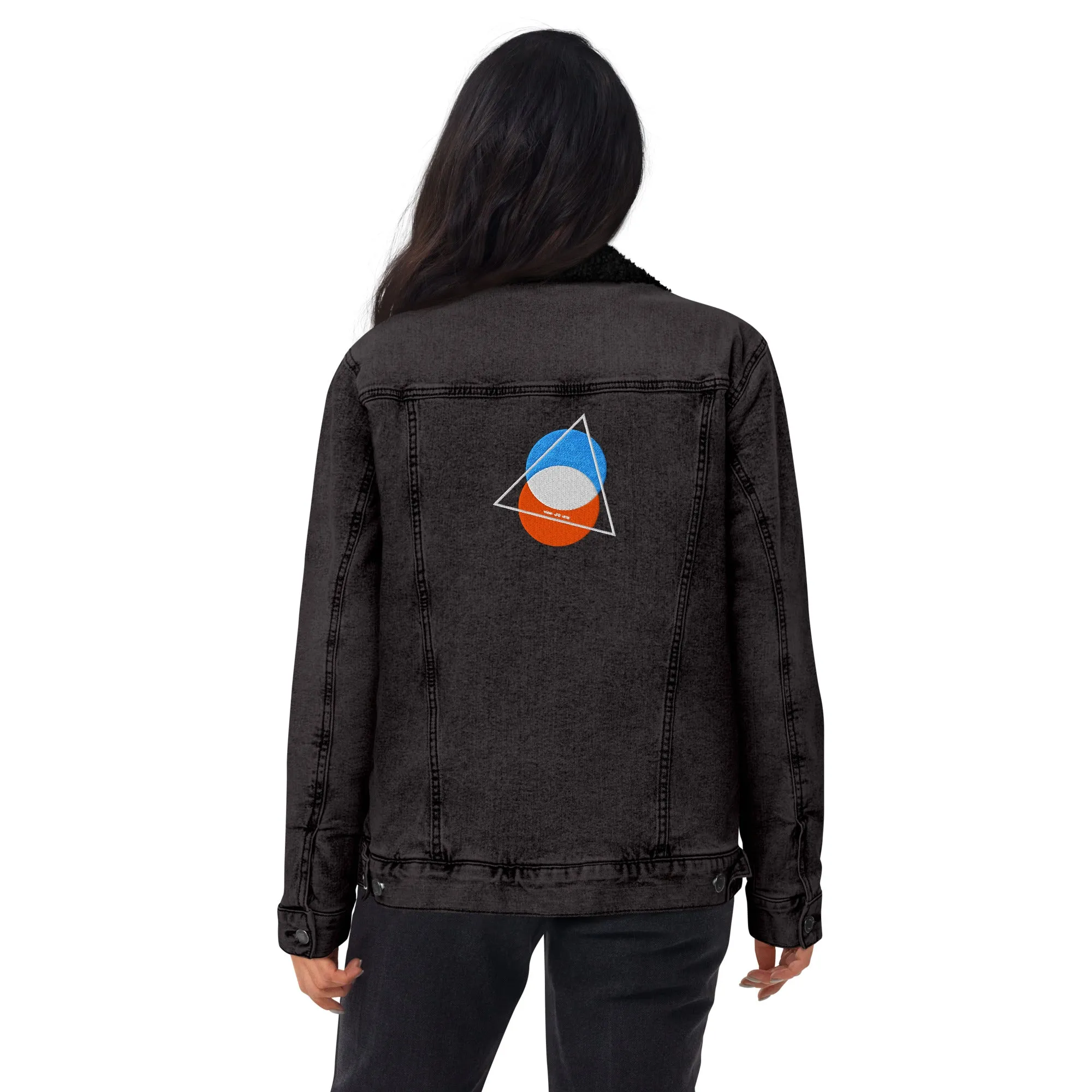DYNAMIC Unisex Denim Sherpa Jacket