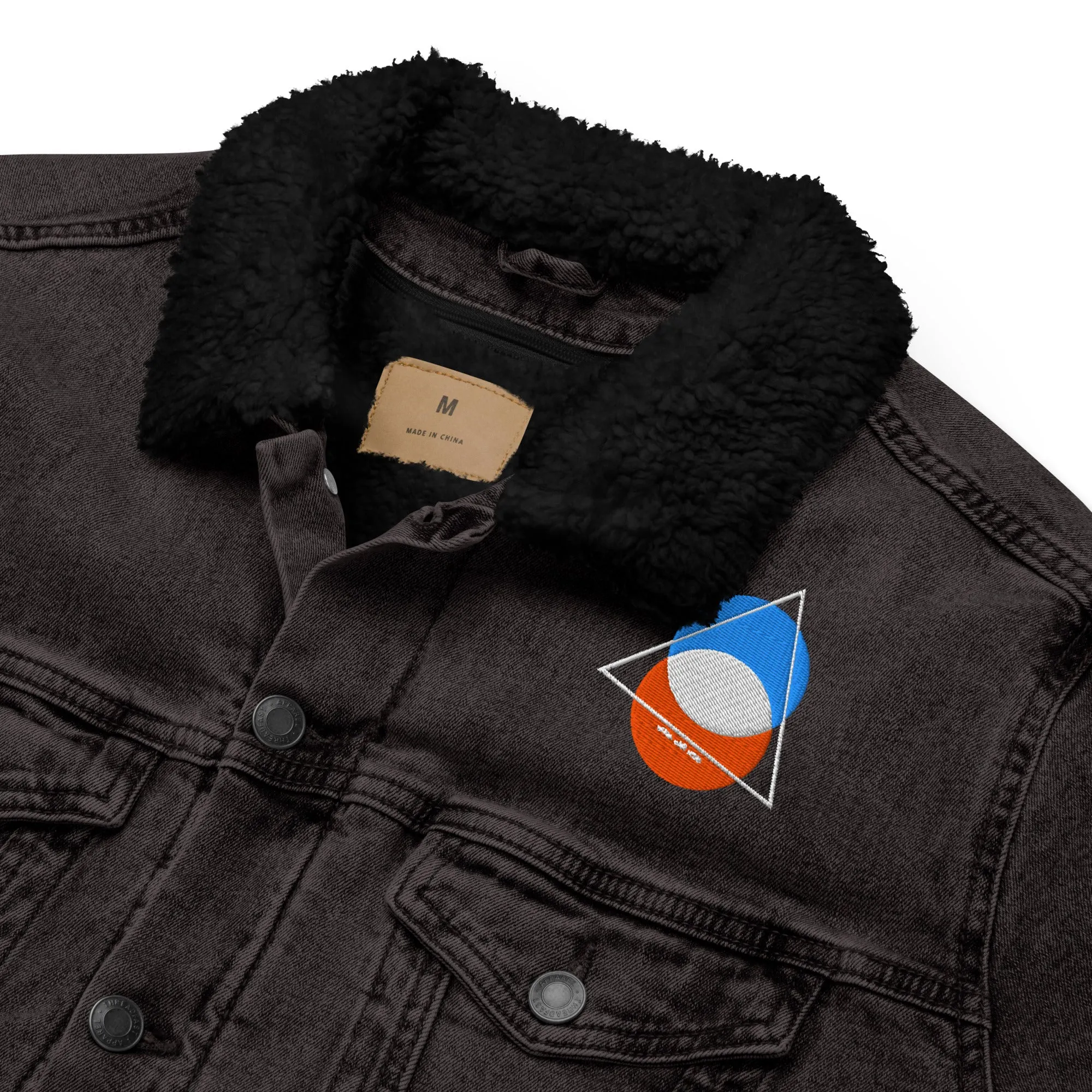 DYNAMIC Unisex Denim Sherpa Jacket