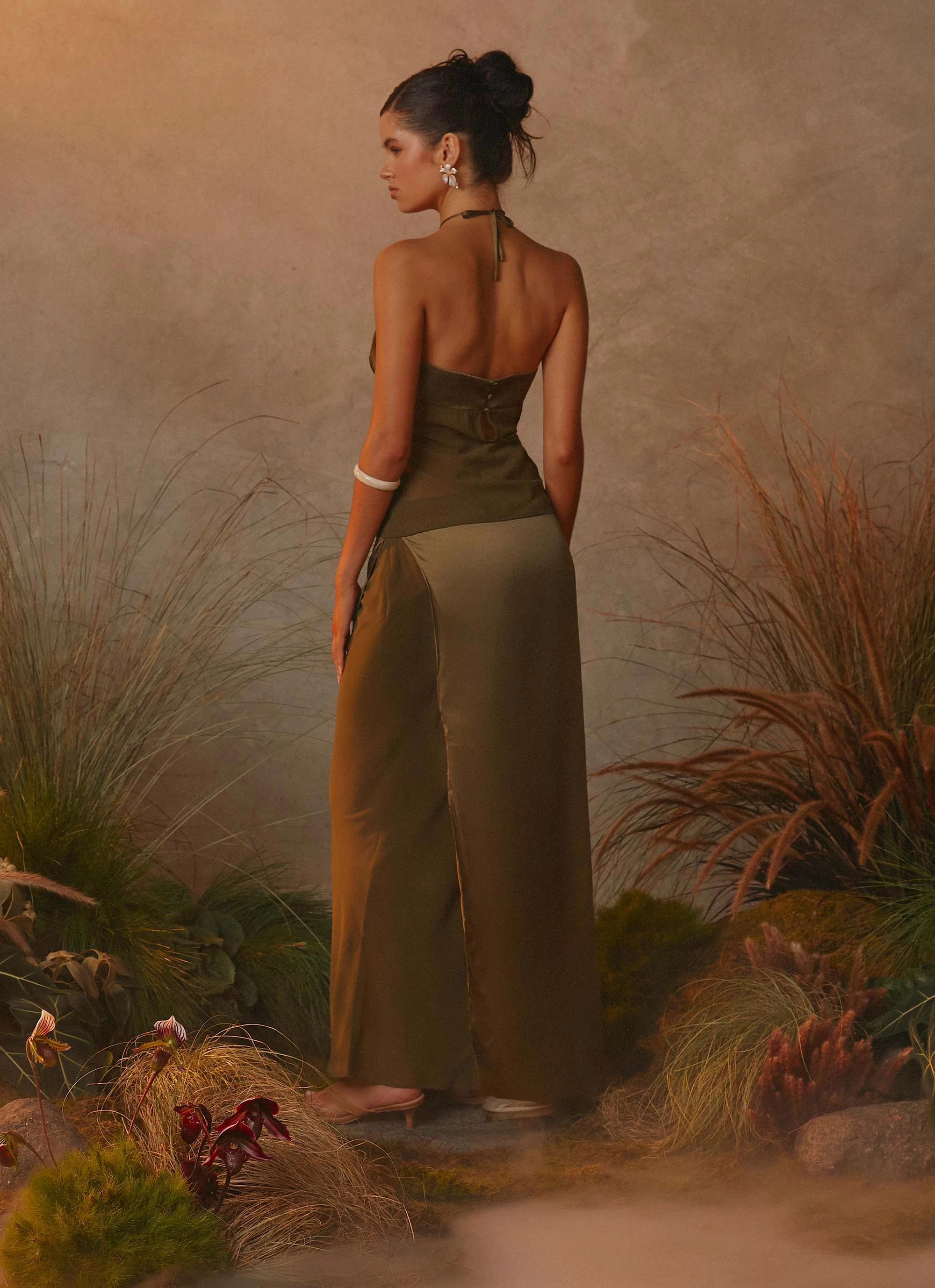 Mavie Maxi Skirt - Khaki ReinforcedPockets