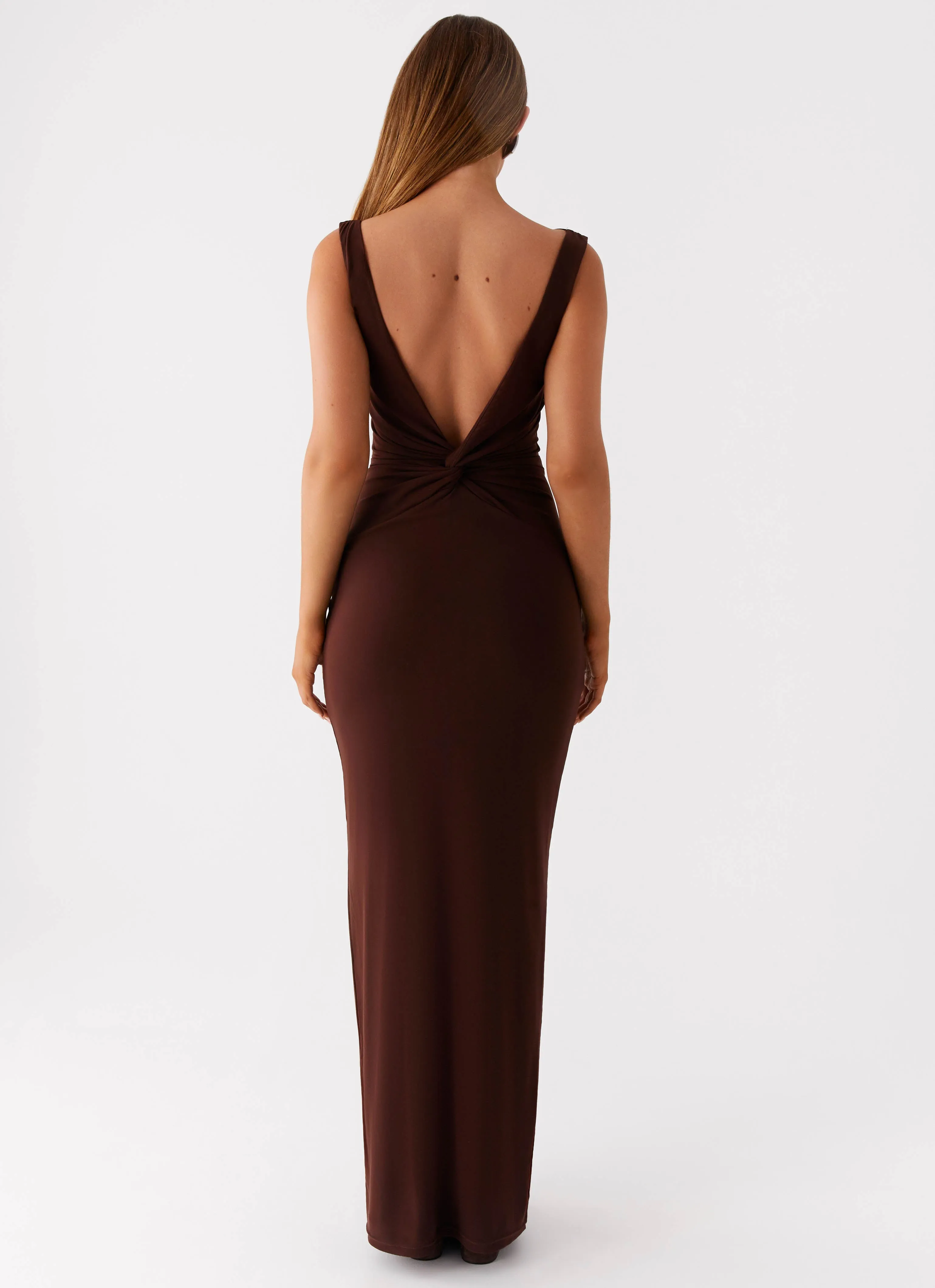 Perfect Wearable Kind Light Earthbound Muse Maxi Dress - Chocolate