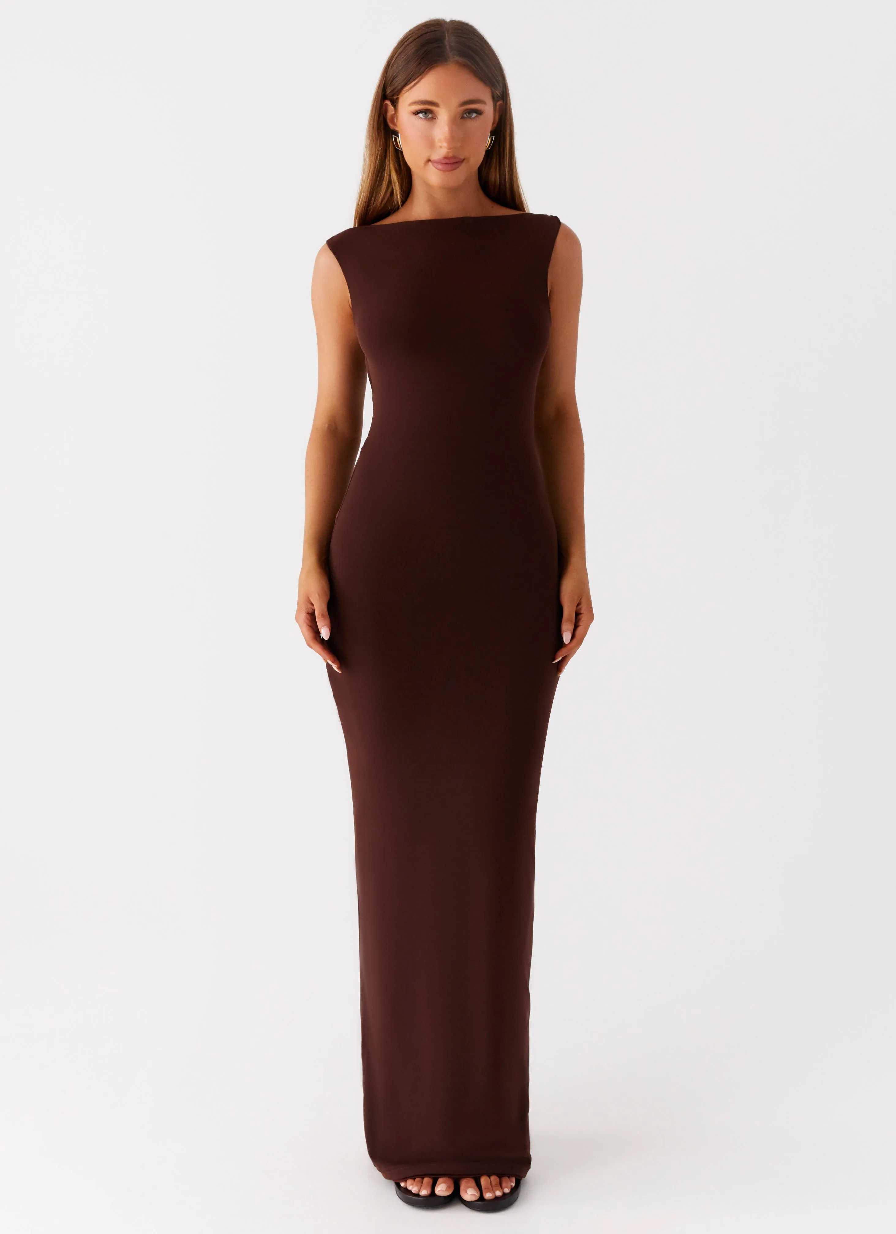 Earthbound Muse Maxi Dress - Chocolate Everyday Look Editor??s-Pick