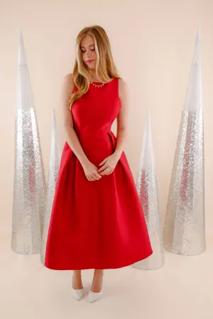 Lightweight-Lining Joyful Times Midi Dress