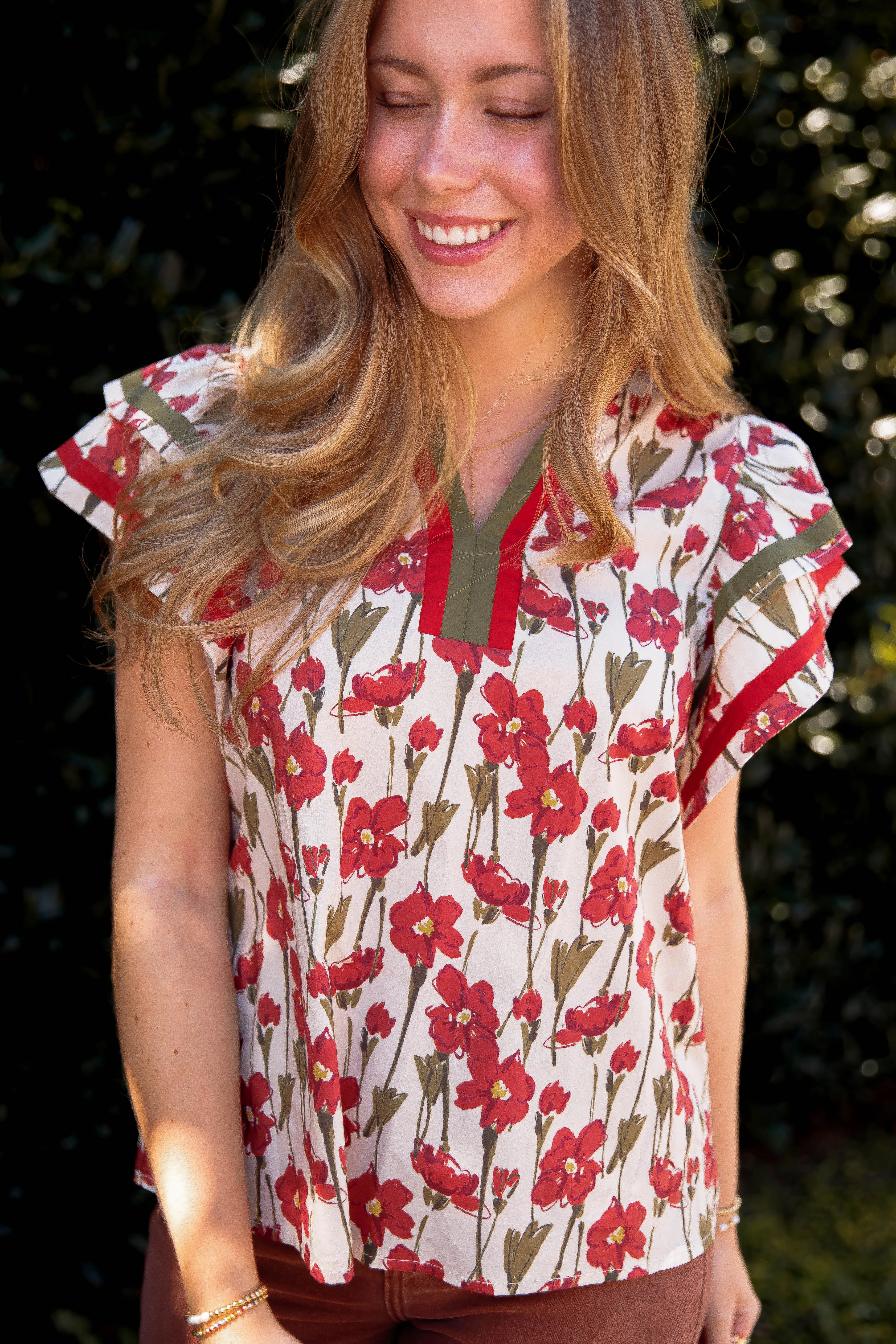 Gentle On My Mind Blouse LowProfile Zipper Flatlock Seam Technique