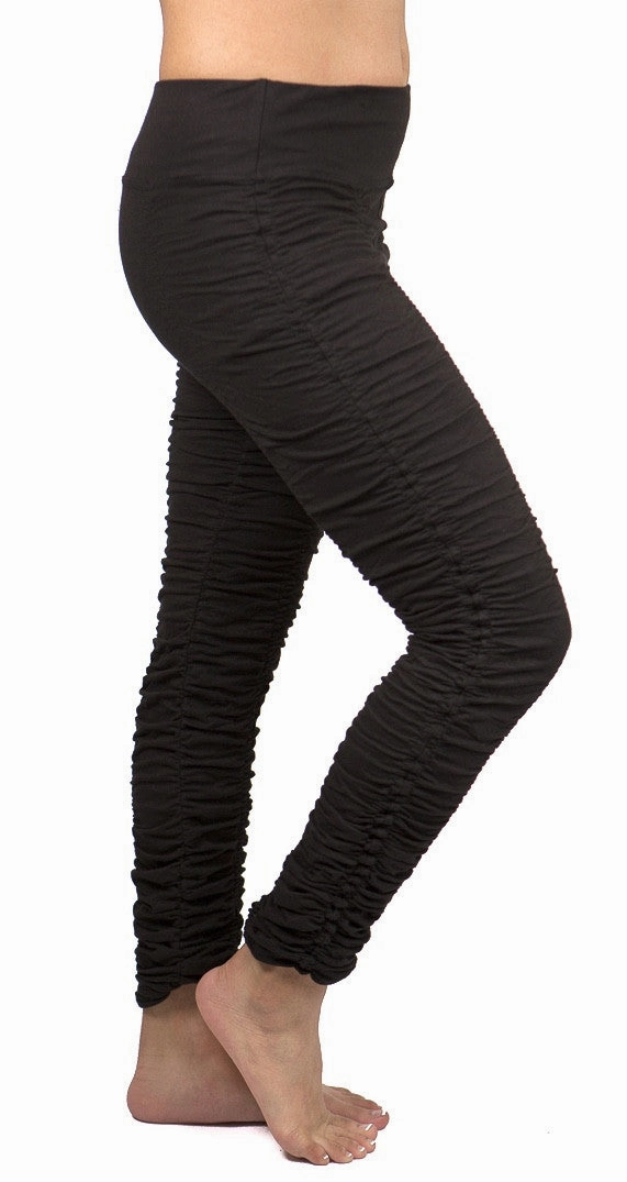 Sophisticated Look Eco Friendly Material Ruched Leggings
