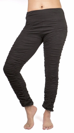 Ruched Leggings Chilly Day Ready