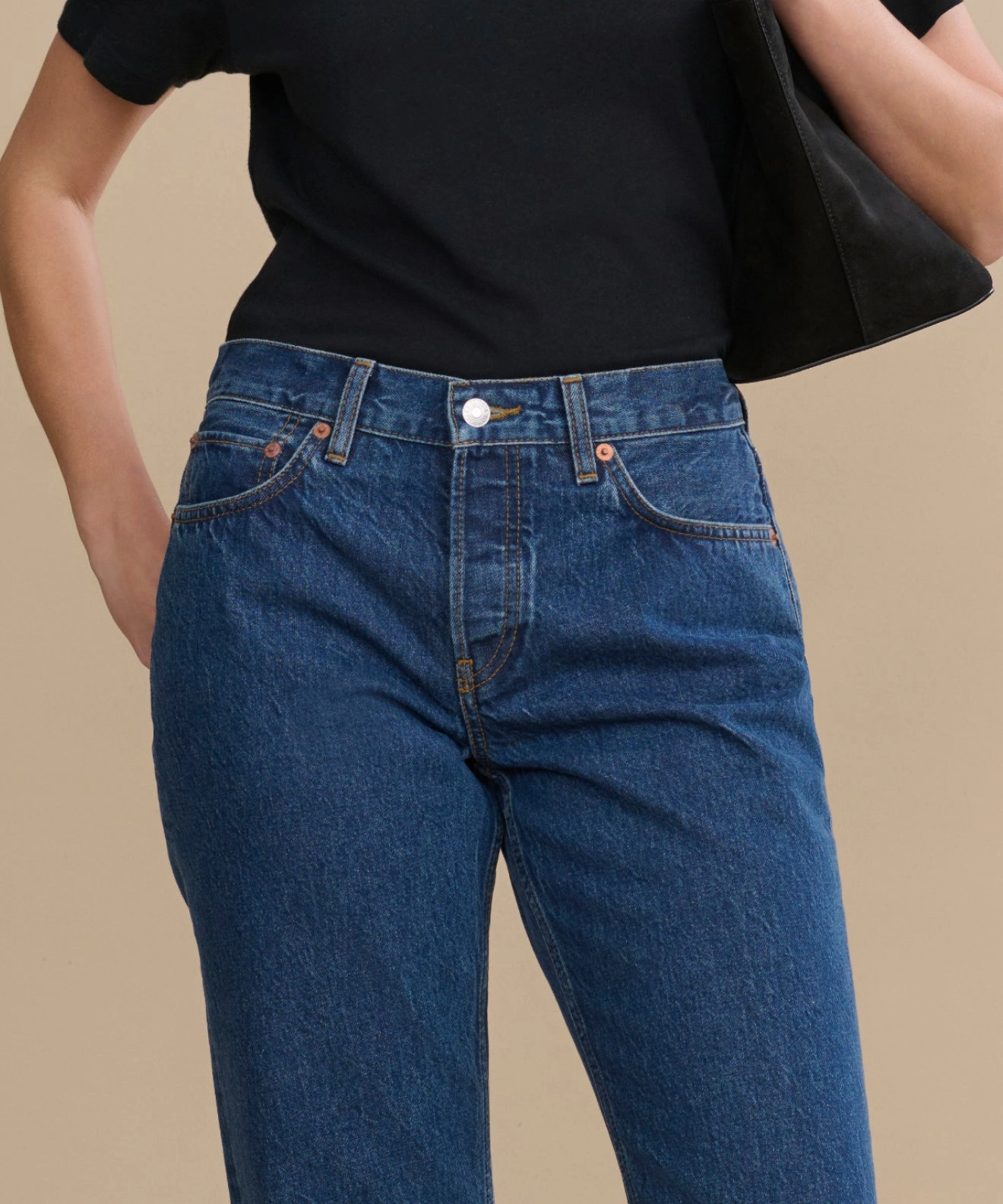 Breathable Layer Fit Easy Straight Crop