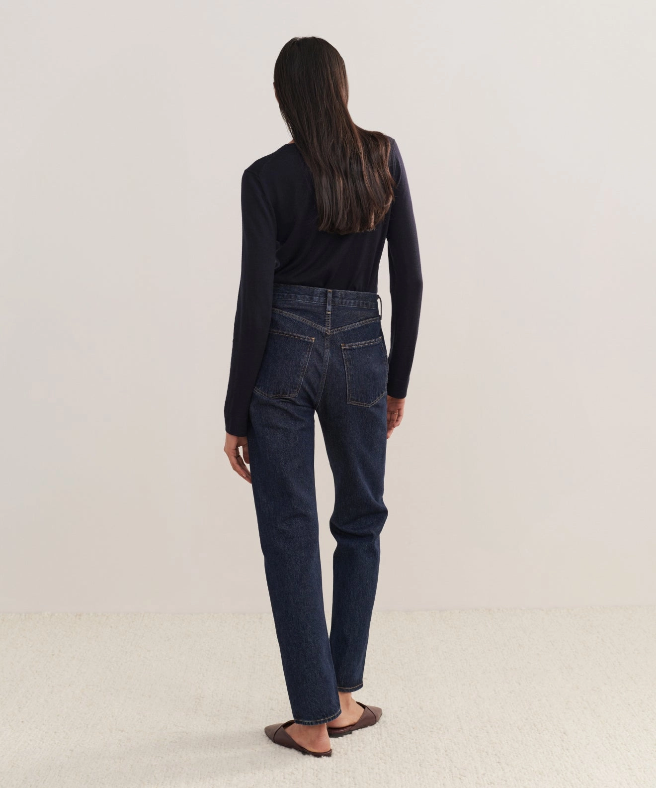 90's Pinch Waist Long Jean Chilly Weather Fit Ultimate Comfort