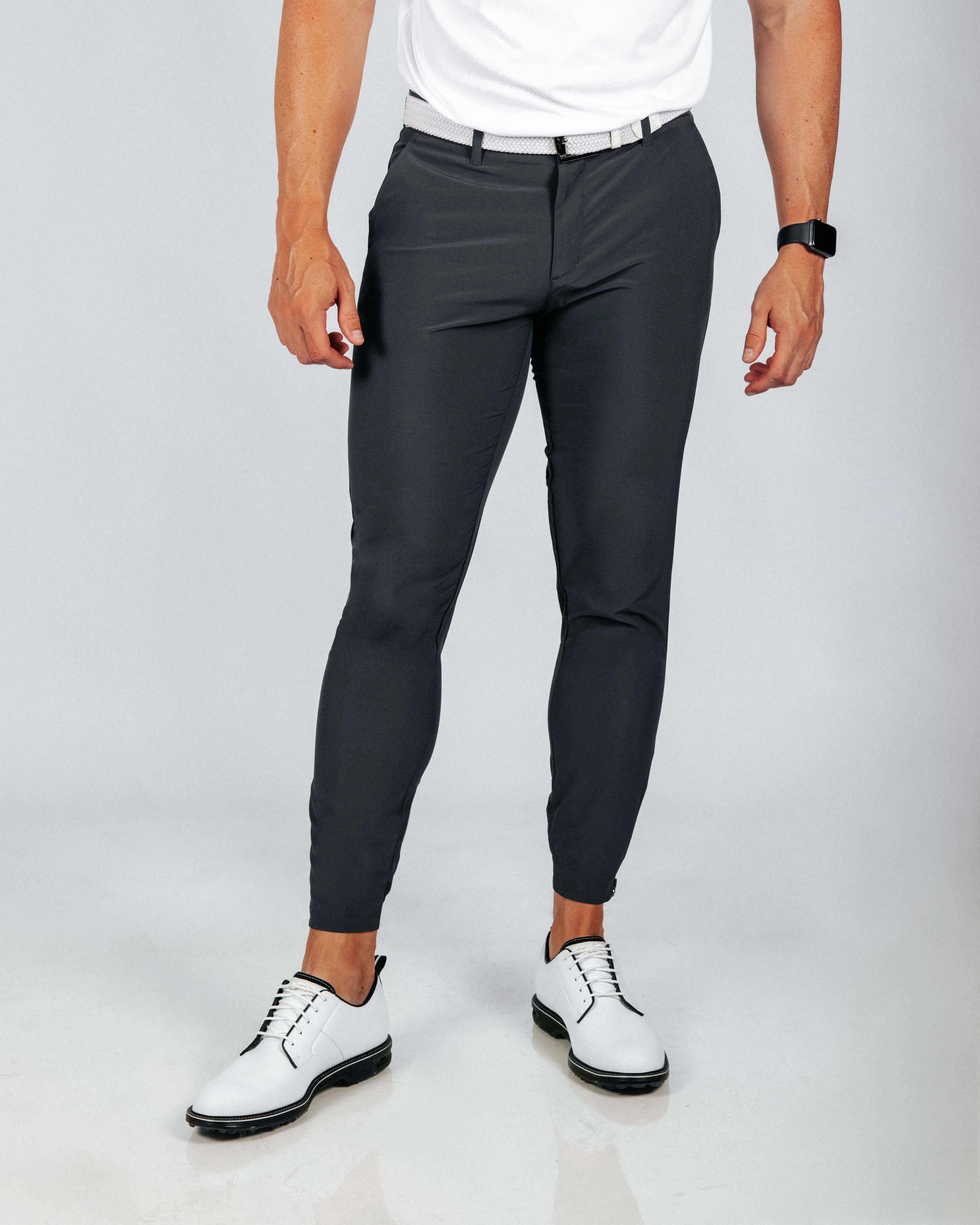Men's Dark Gray Golf Jogger Rubberized grip Active Look