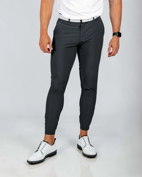 Men's Dark Gray Golf Jogger Rubberized grip Active Look