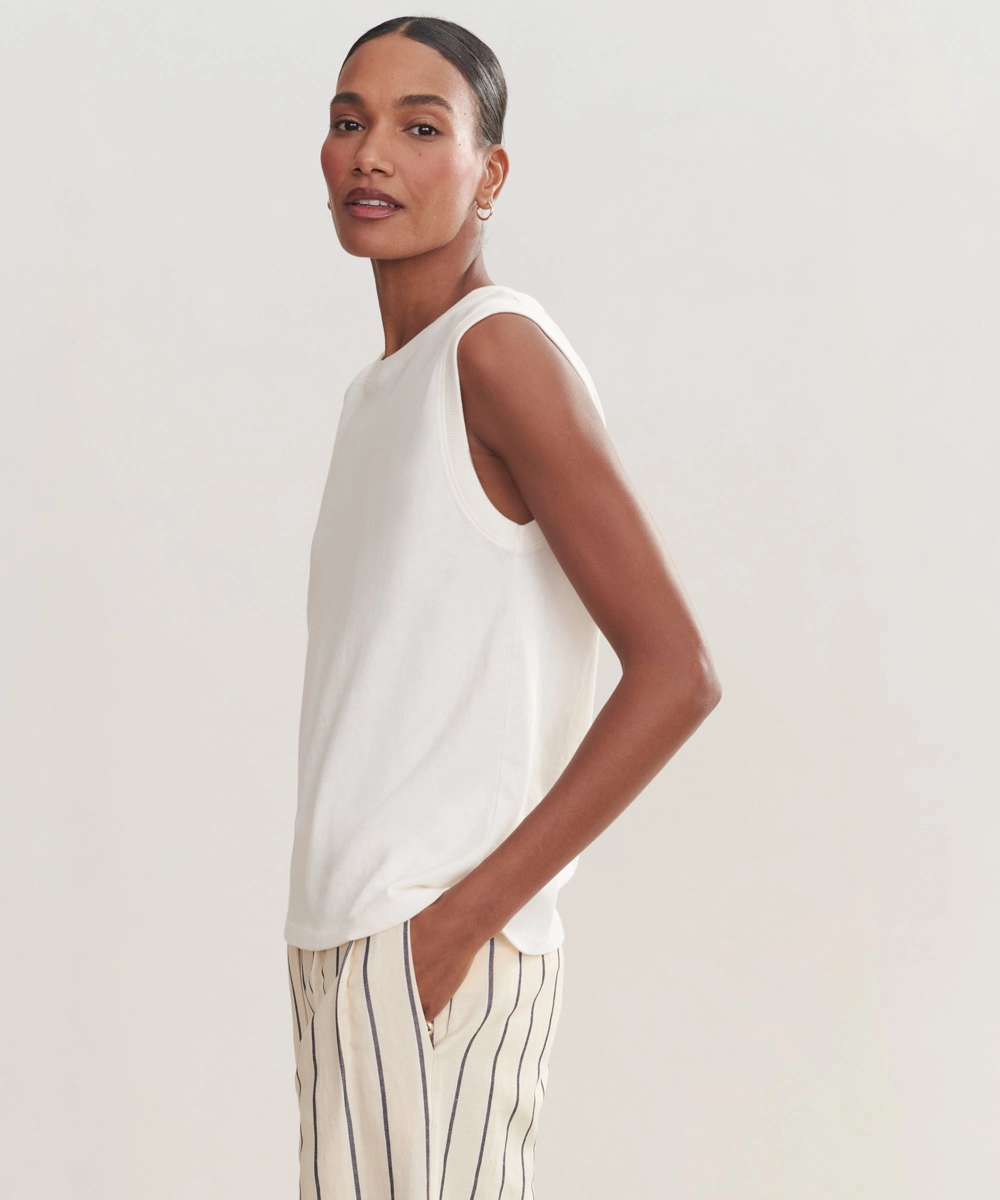 Quick-Dry Fabric Full Coverage Fit Easy Tank