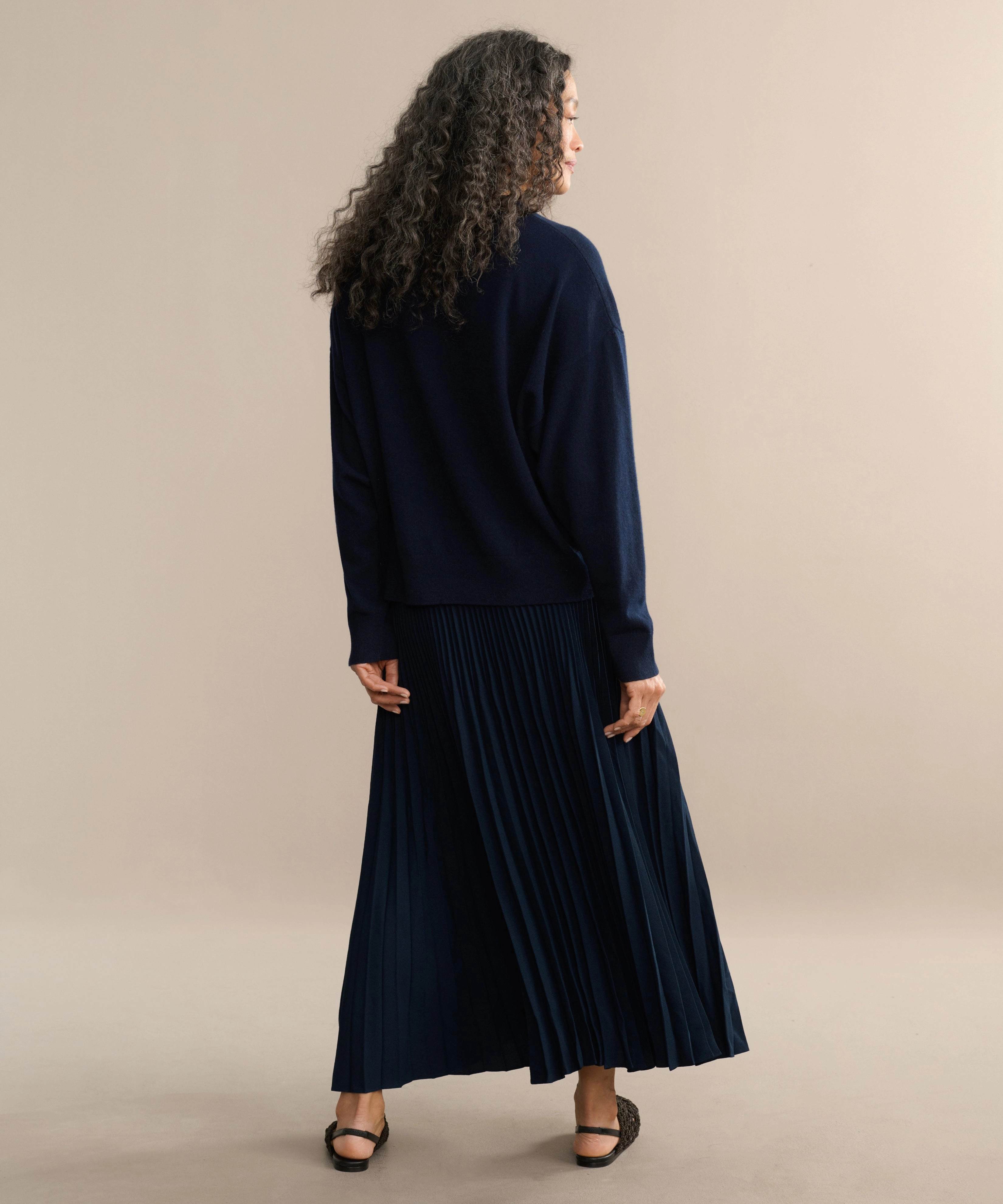 Pleated Skirt Ripped design