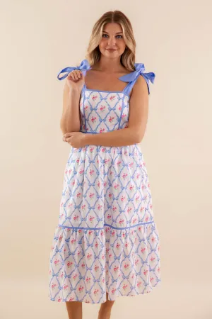 Starting To Swoon Midi Dress Coral Soft