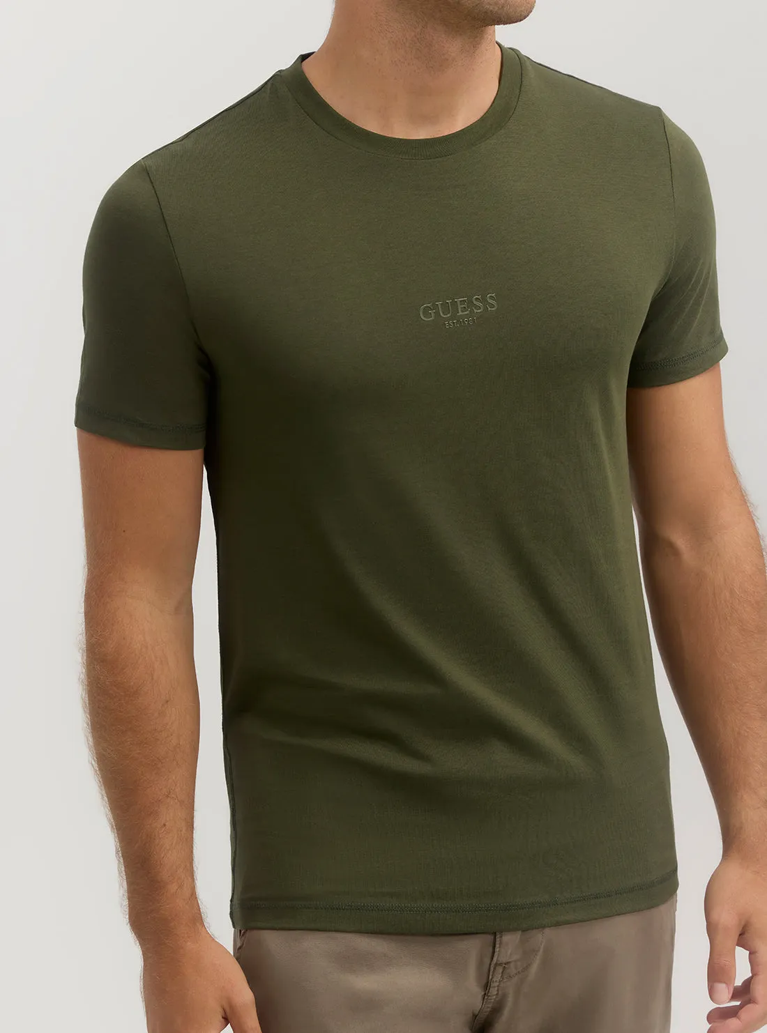 Eco Olive Green Logo Aidy T-Shirt