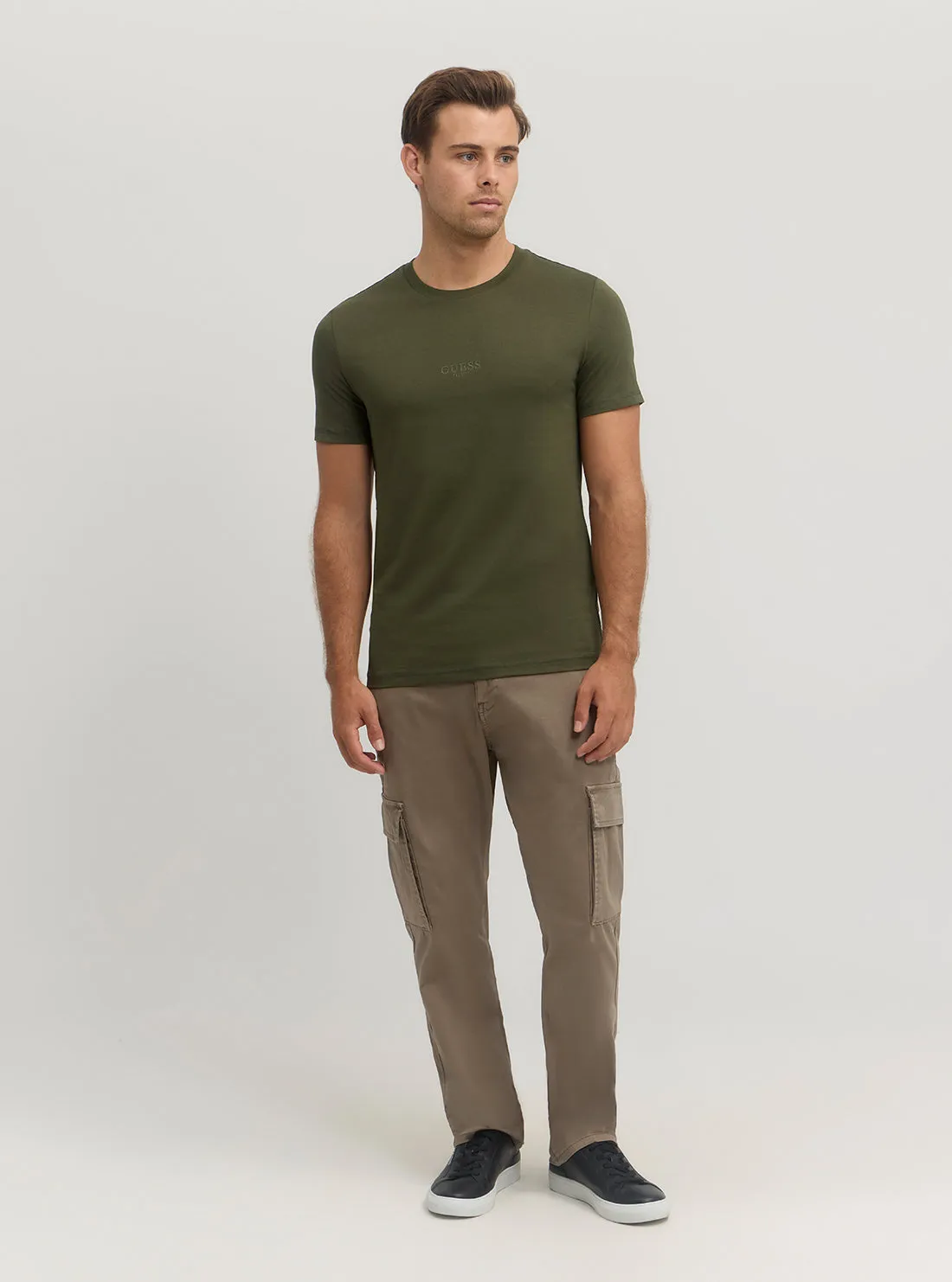 Eco Olive Green Logo Aidy T-Shirt
