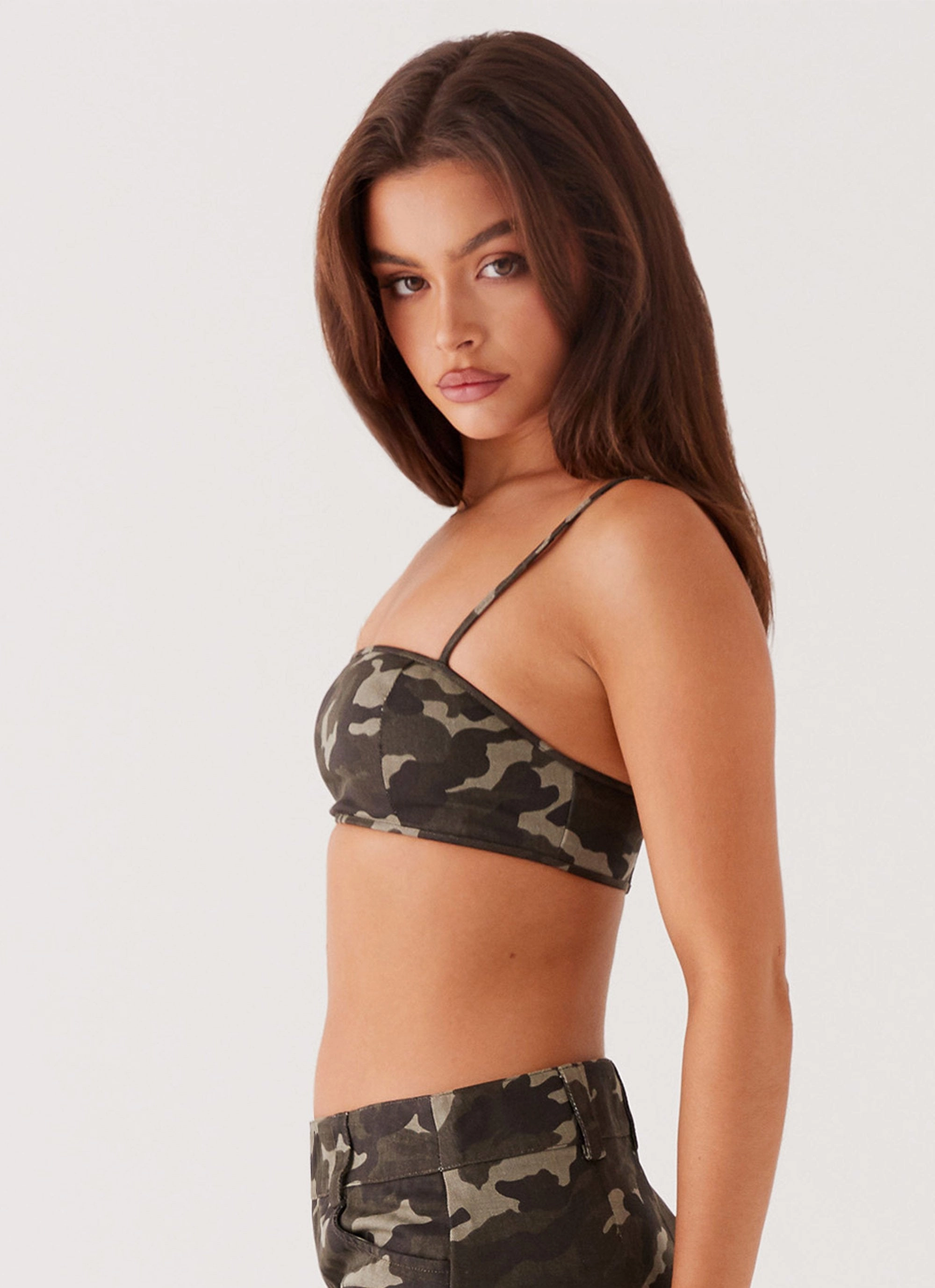 QuickReleaseFastenings Underground Lust Crop Top - Camo