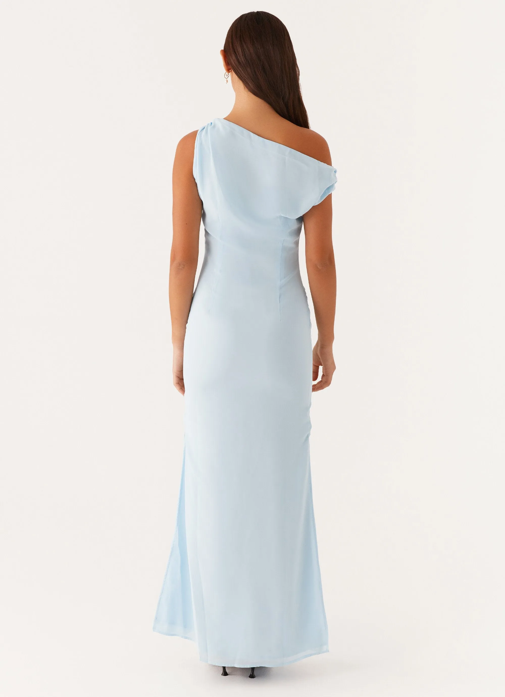 Dinner Date Maxi Dress - Blue MoldResistantTexture Light Appeal
