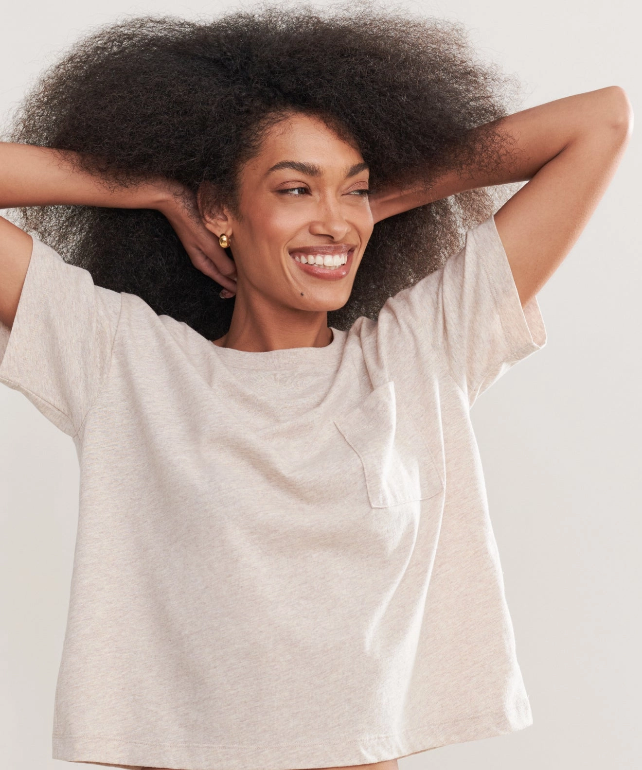 Ultra Soft Handfeel HeatRegulating Vintage Pocket Tee