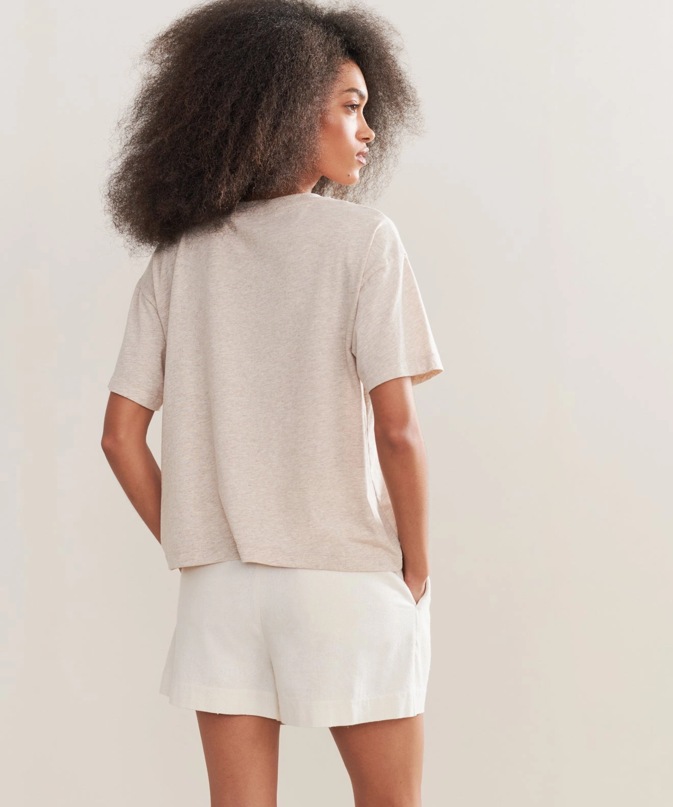 No Iron Fabric Vintage Pocket Tee