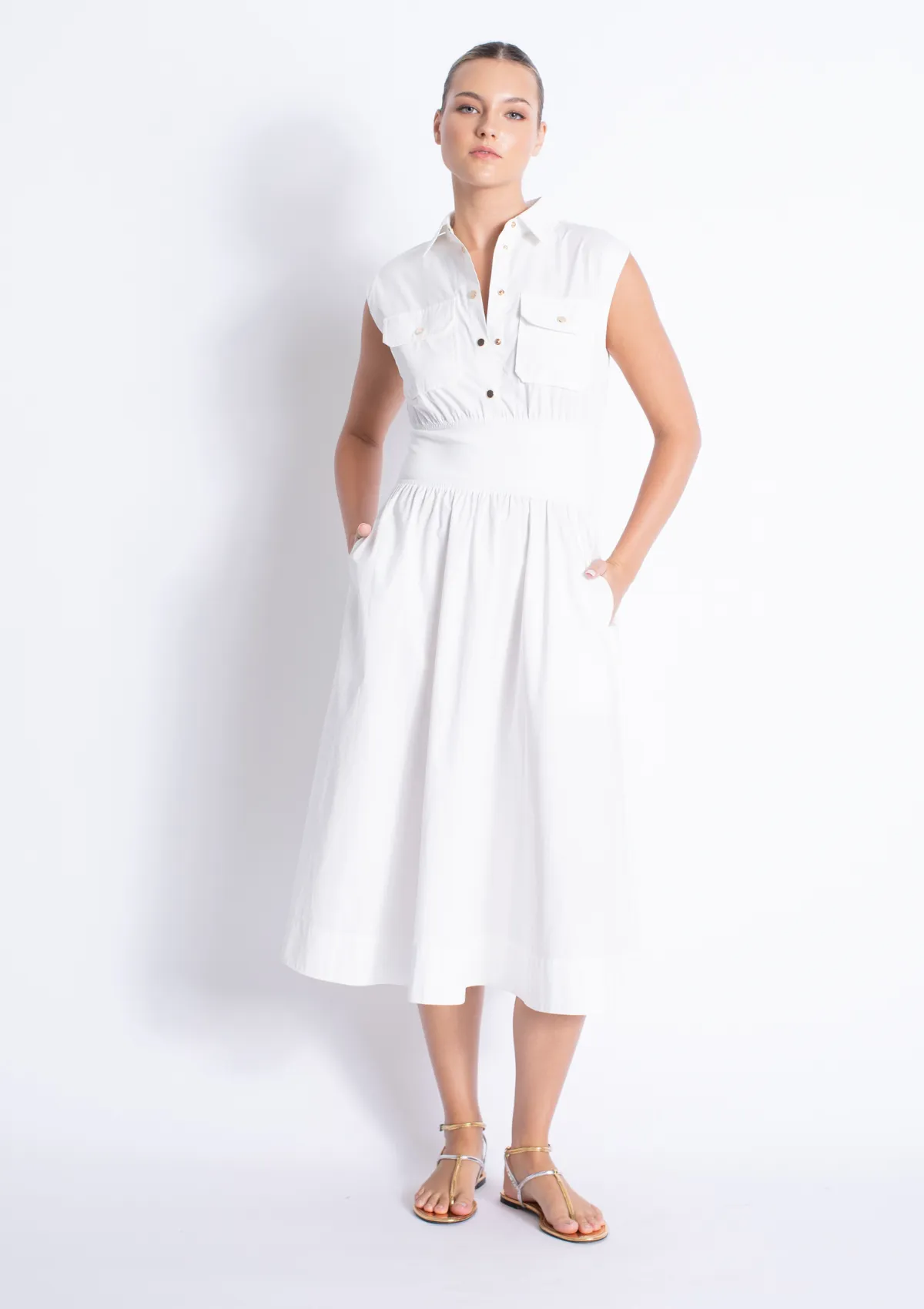 Contemporary Look Eden Solid Dress